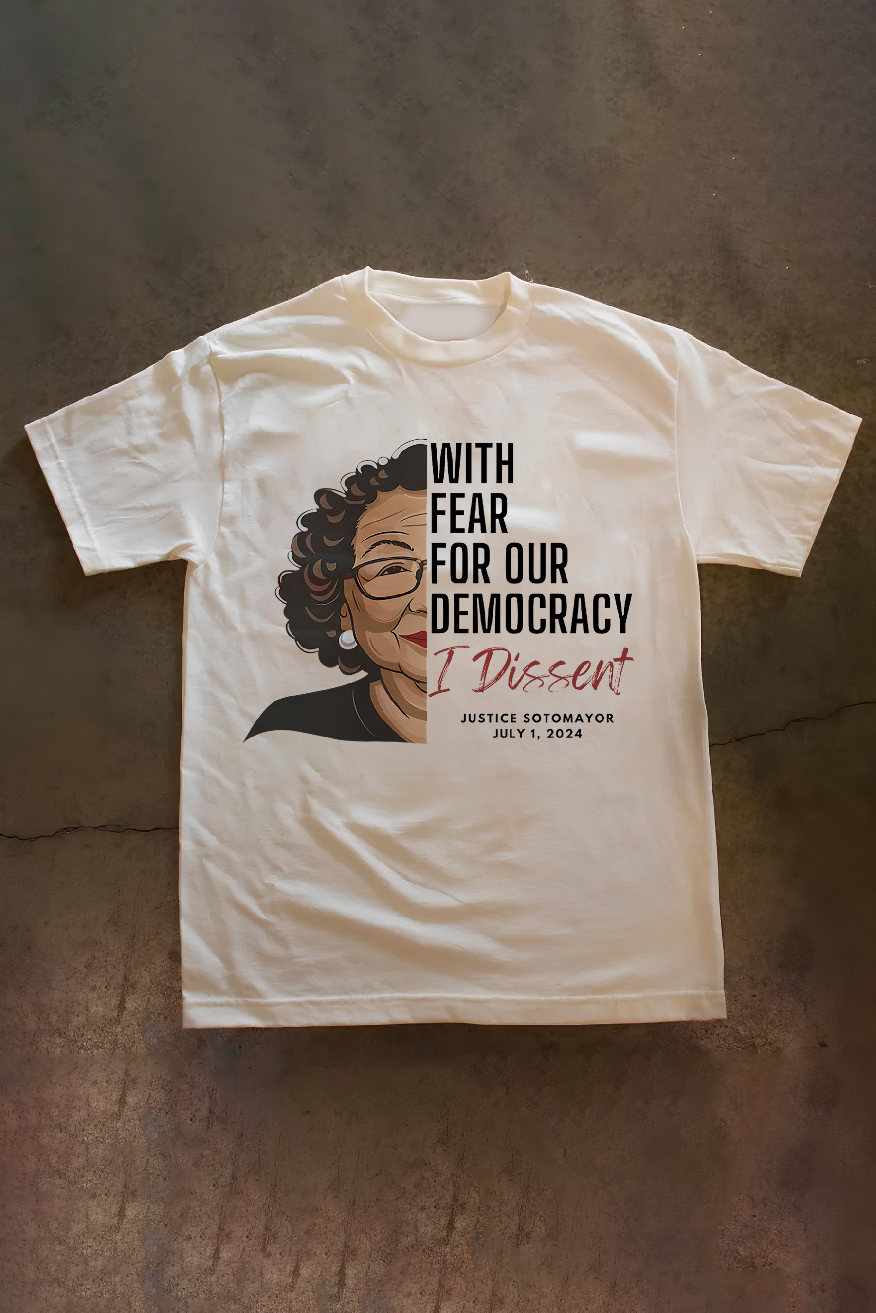 With Fear For Our Democracy, I Dissent T-Shirt