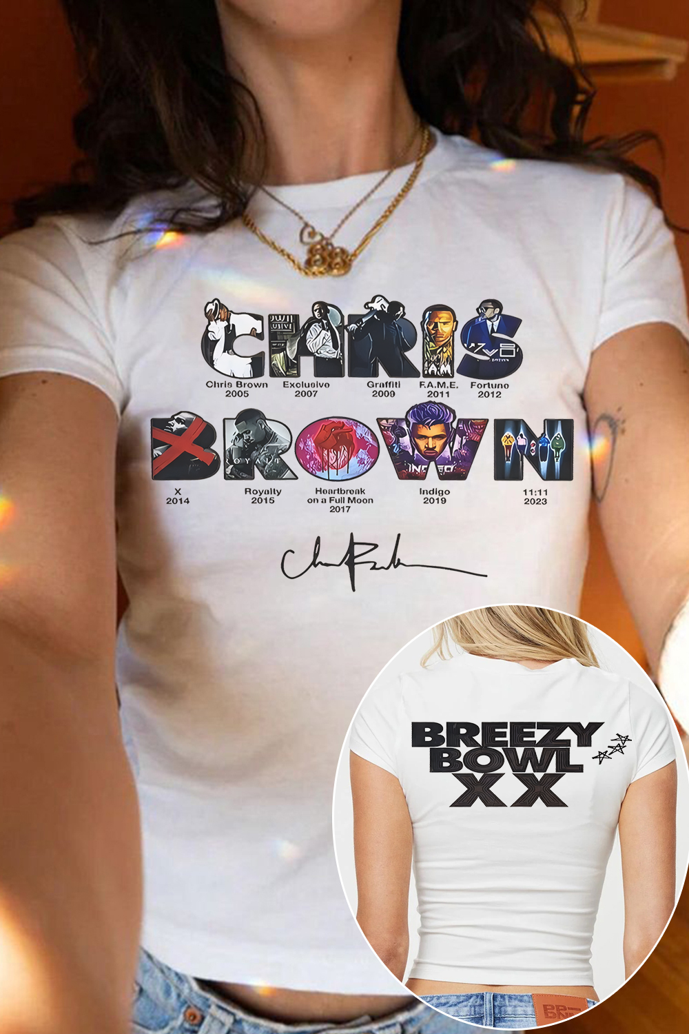 Brez Bowl XX Tour fans babytee