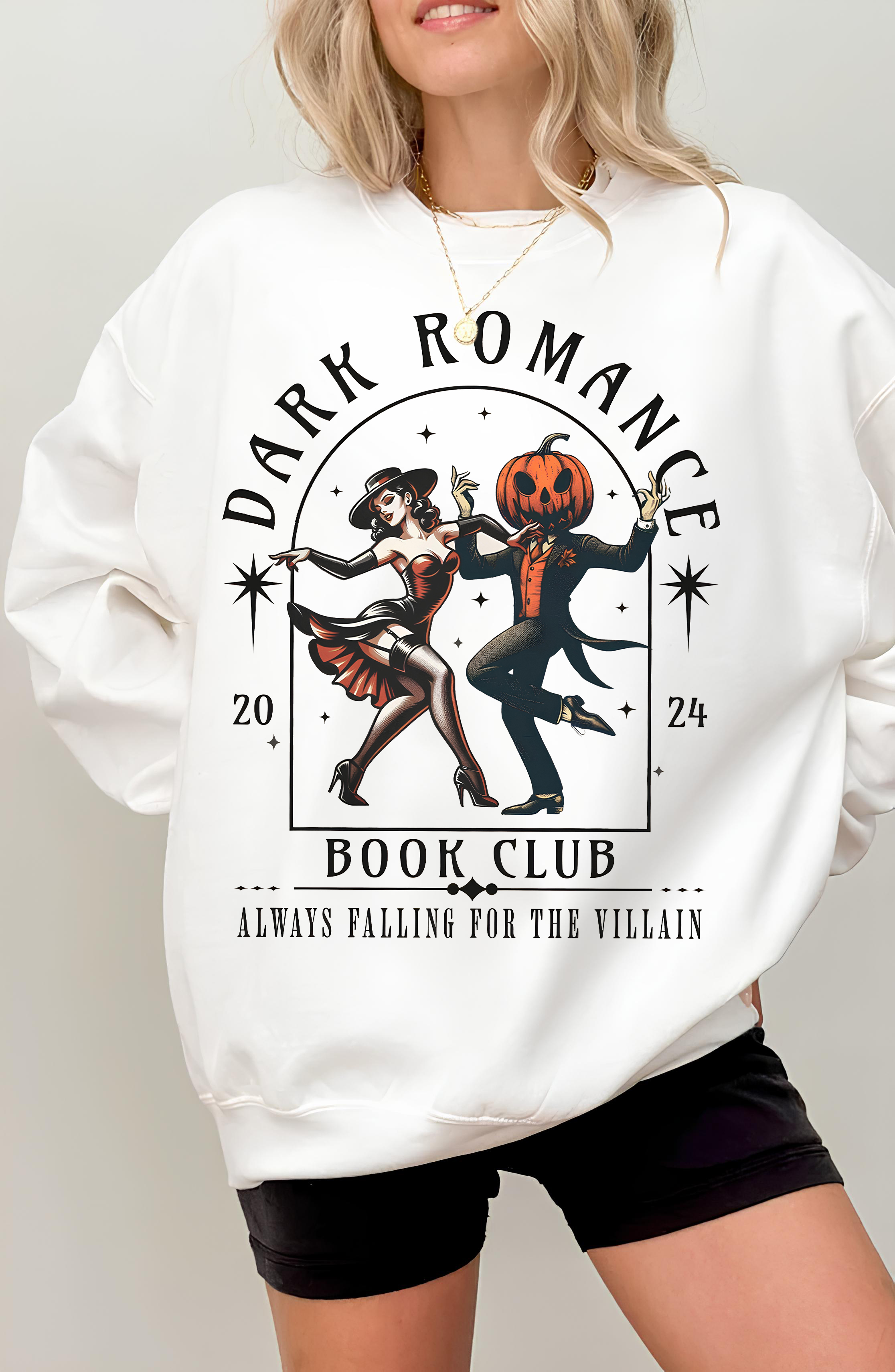 Bookish Halloween  Sweatshirt For Women