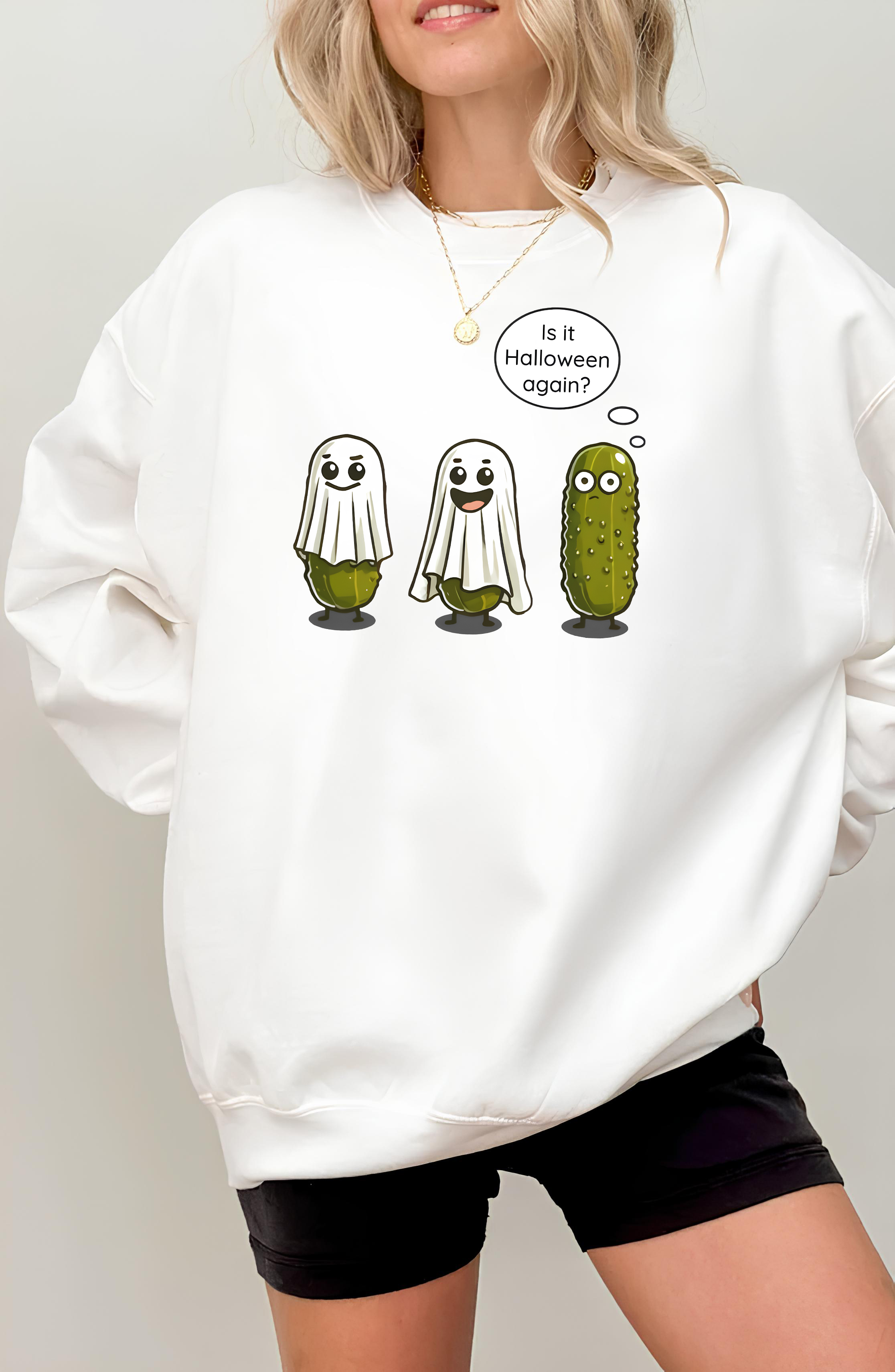 Pickle Halloween   Sweatshirt For Women