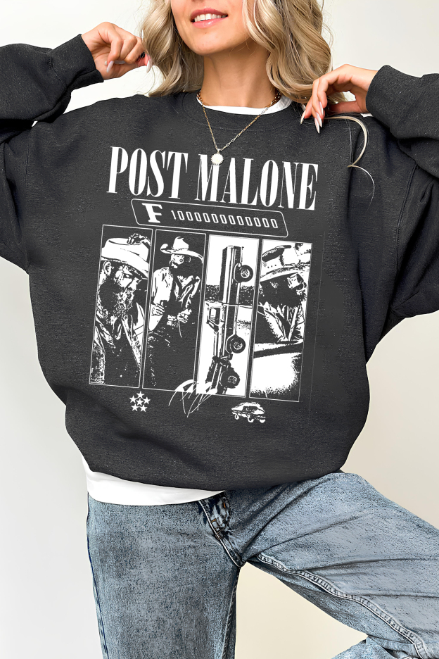 Post Malone F1-Trillion Album Fleece Sweatshirt For Women