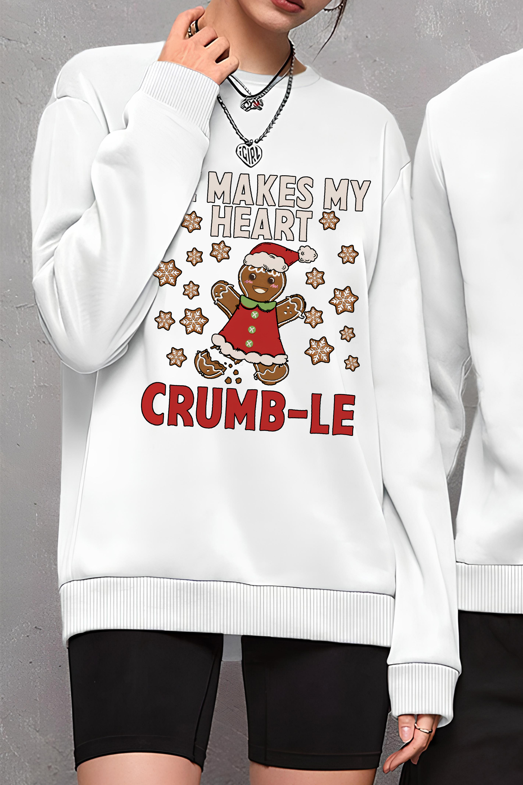 Couples Christmas Fleece Sweatshirt  For Women