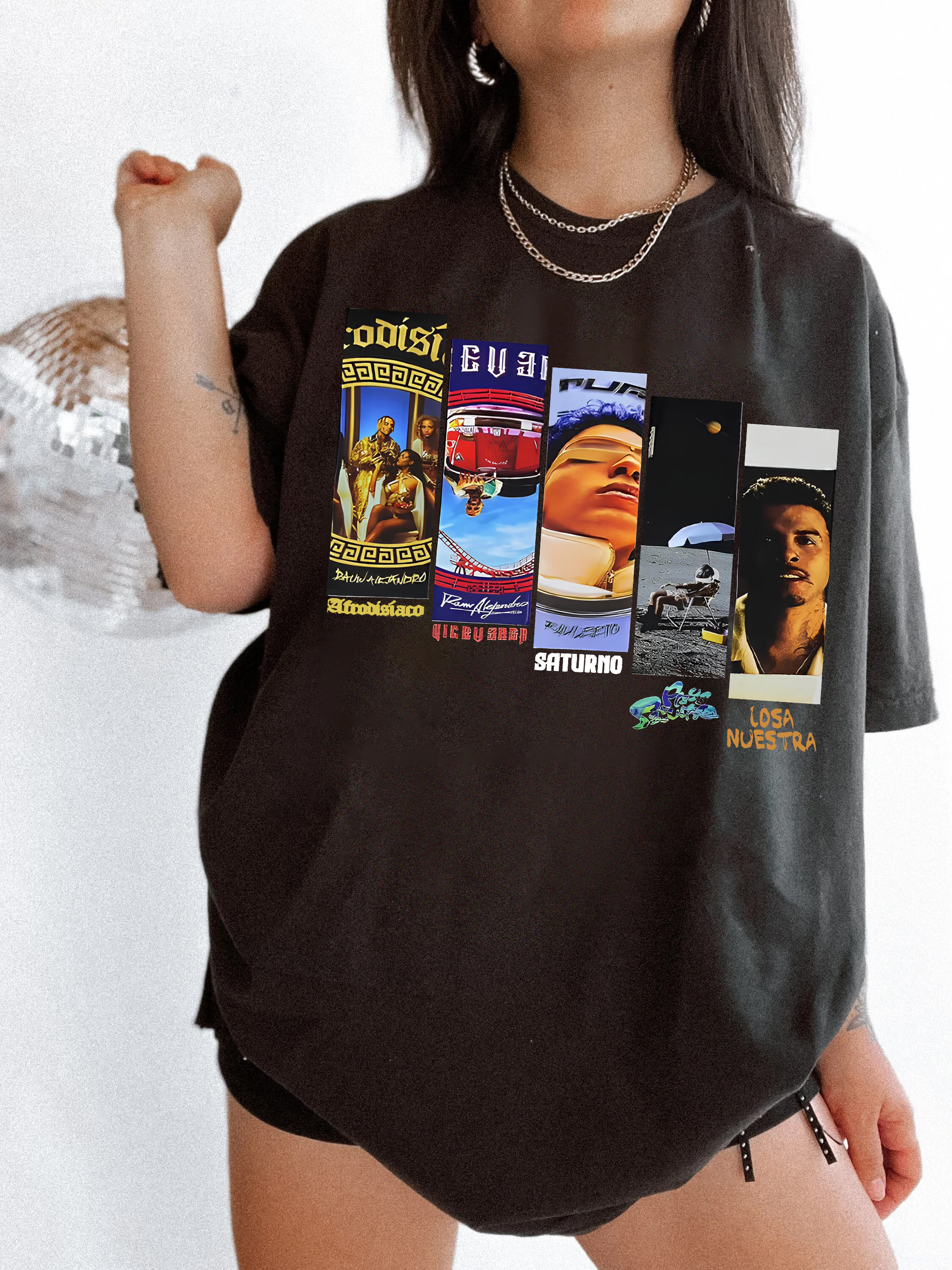 Rauw Alejandro Album Fleece tshirt For Women