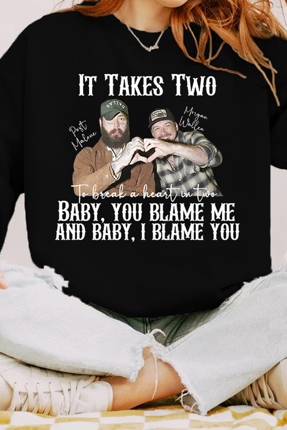 Morgan Wallen Post Malone It Takes Two I Had Some Help Sweatshirt For Women