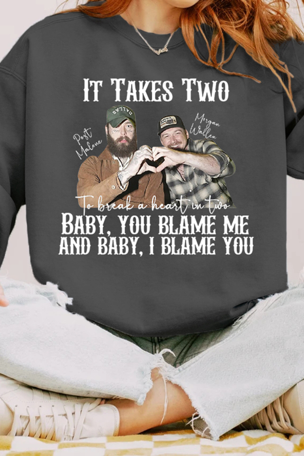 Morgan Wallen Post Malone It Takes Two I Had Some Help Sweatshirt For Women