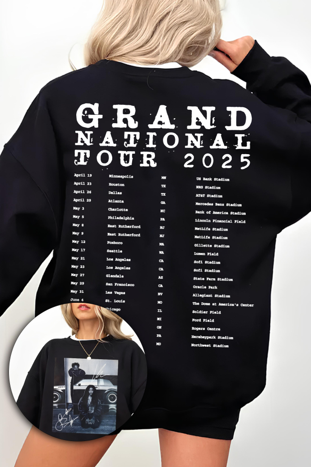 Grand National Tour Kendrick&SZA Fleece Sweatshirt For Women