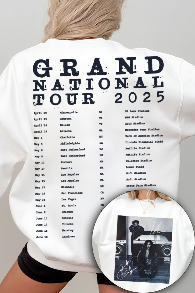 Grand National Tour Kendrick&SZA Fleece Sweatshirt For Women