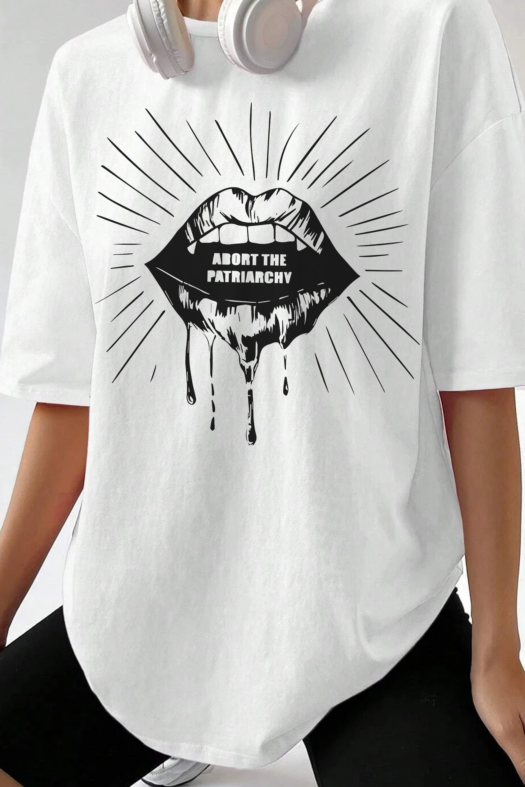 Abort The Patriarchy Feminism Tee For Women  