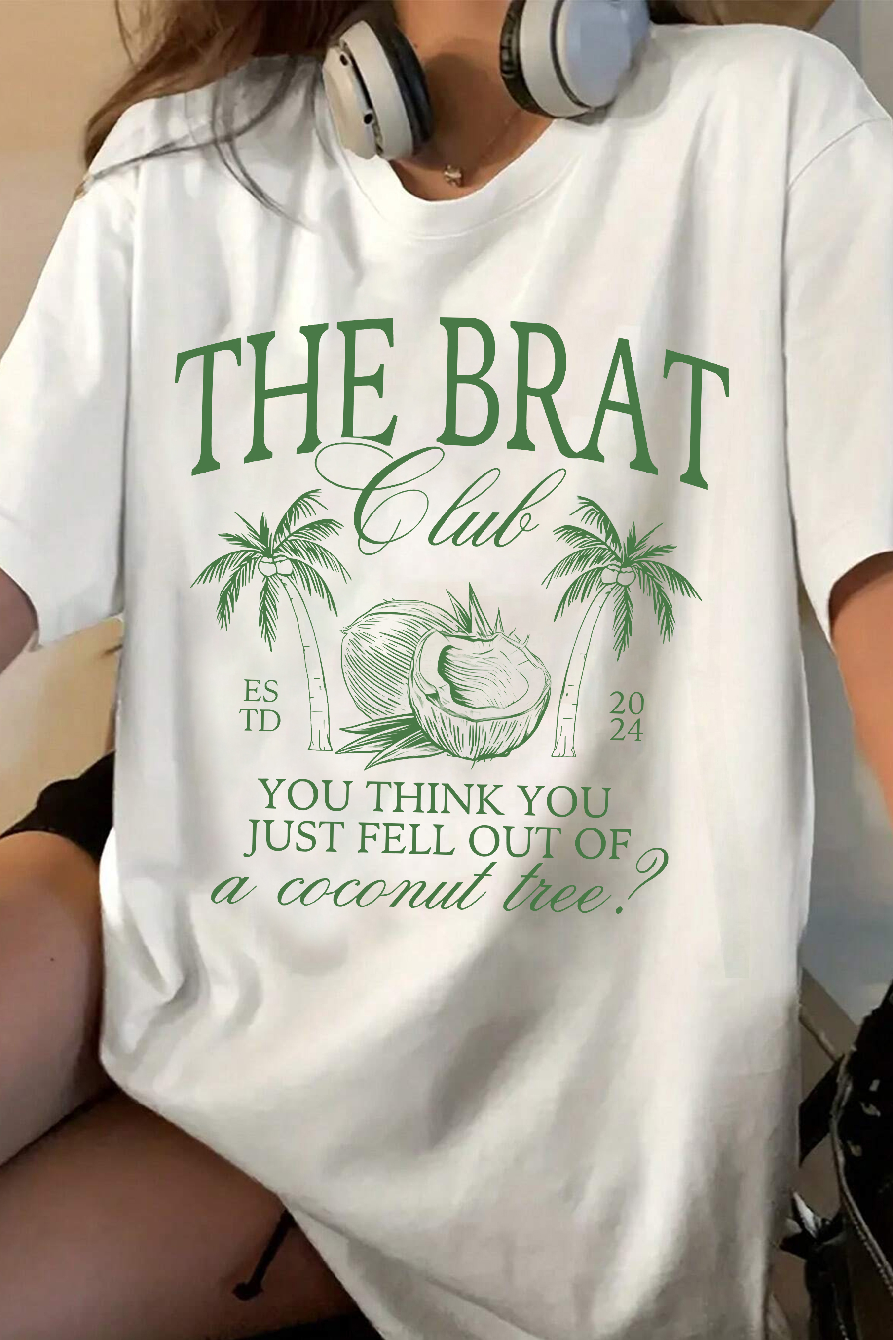 Coconut Brat  Funny Tee For Women 