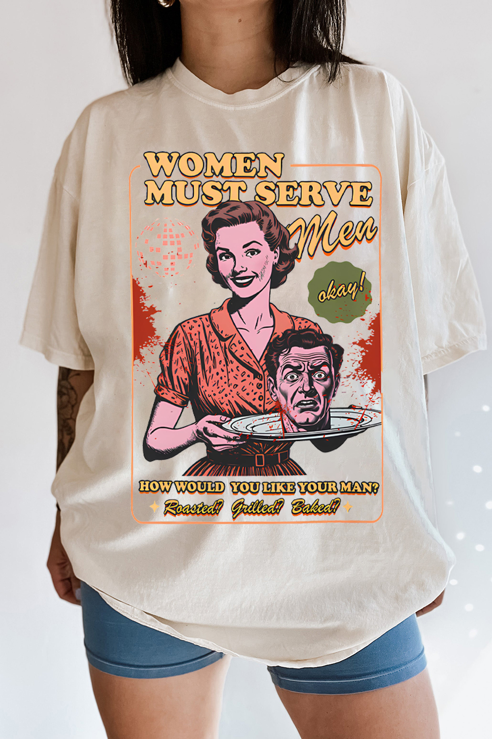 Women must serve men  Feminist Halloween  Tee For Women