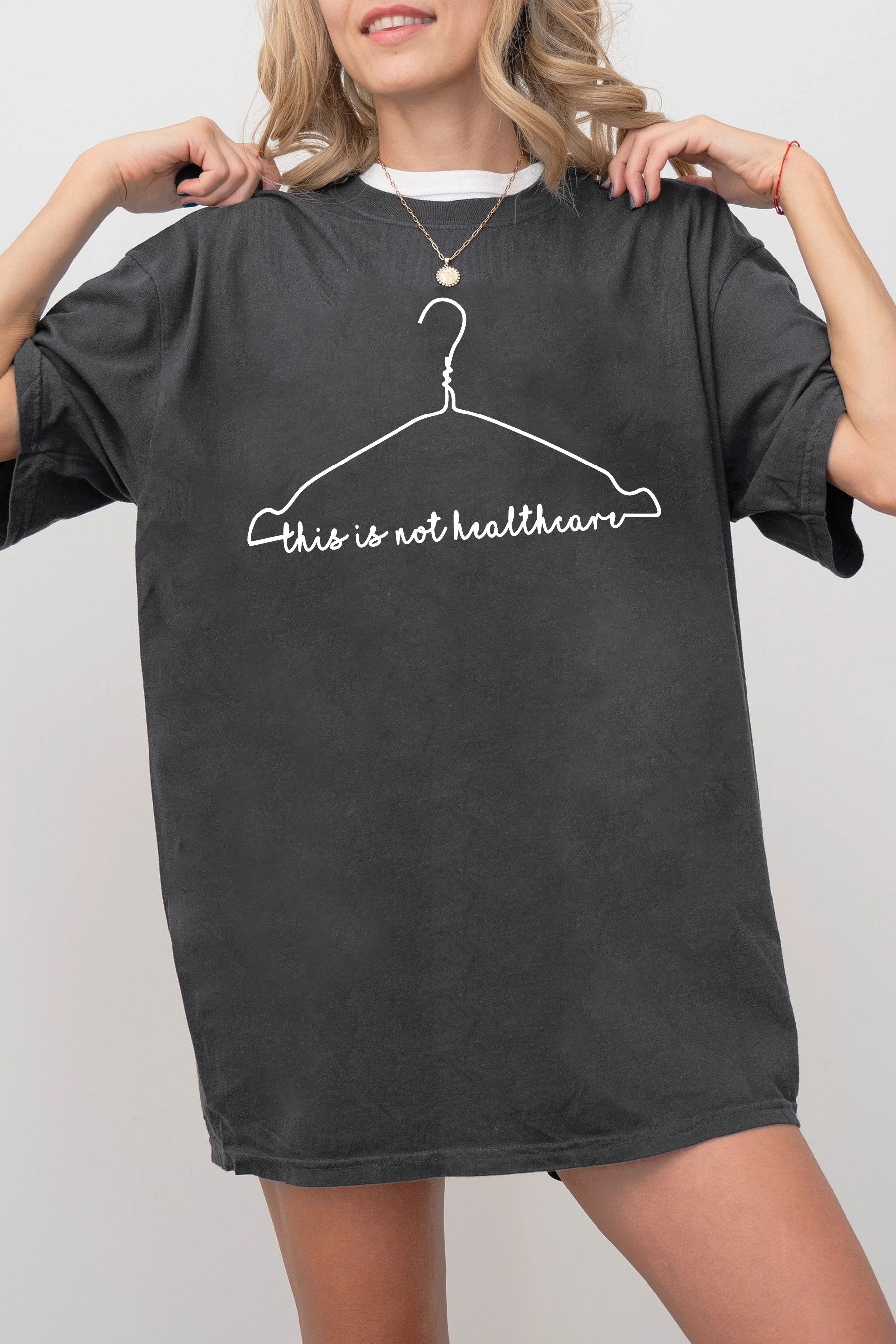 Roe V. Wade Healthcare  Slogan Tee For Women