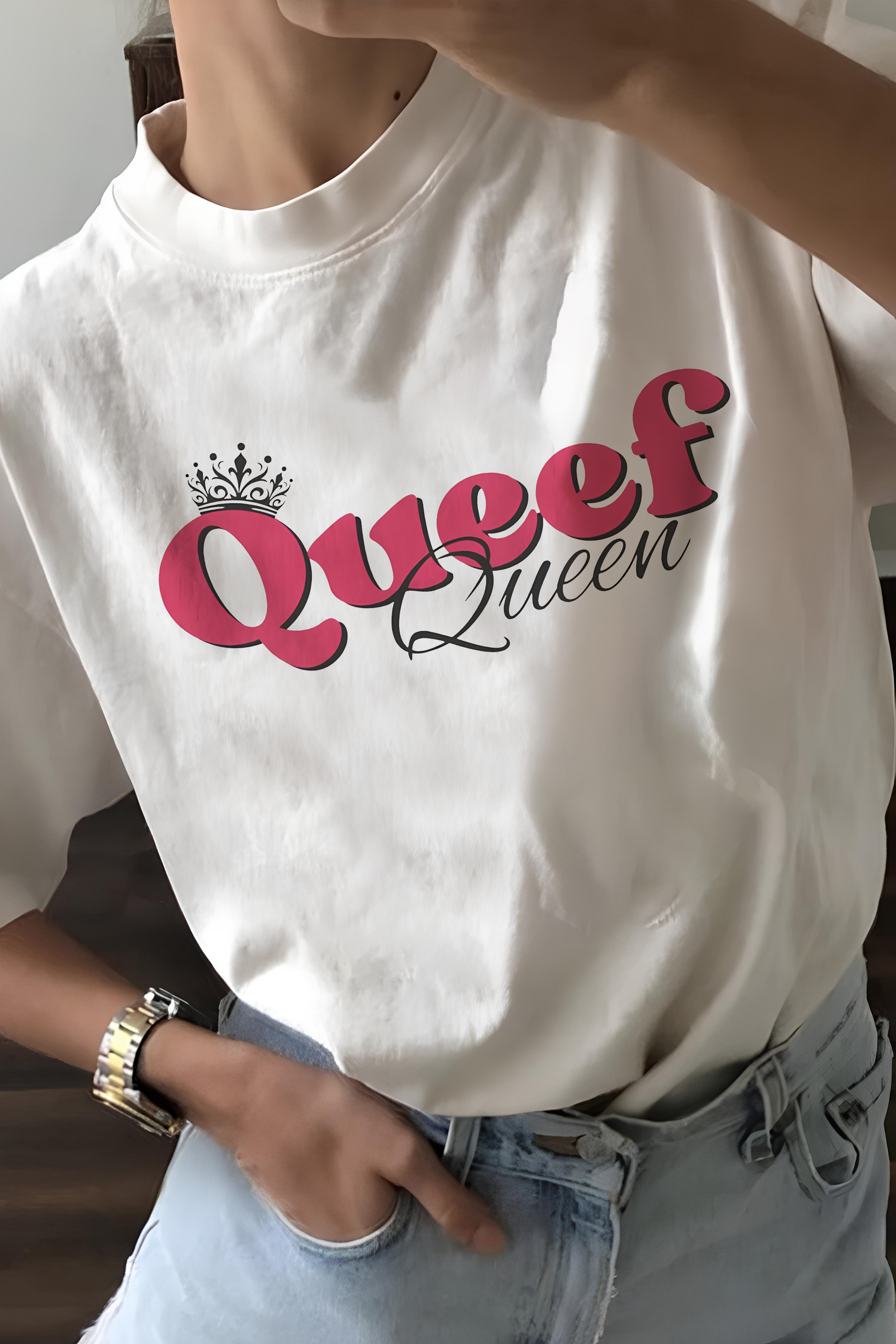 Queef Queen Funny  Tee For Women
