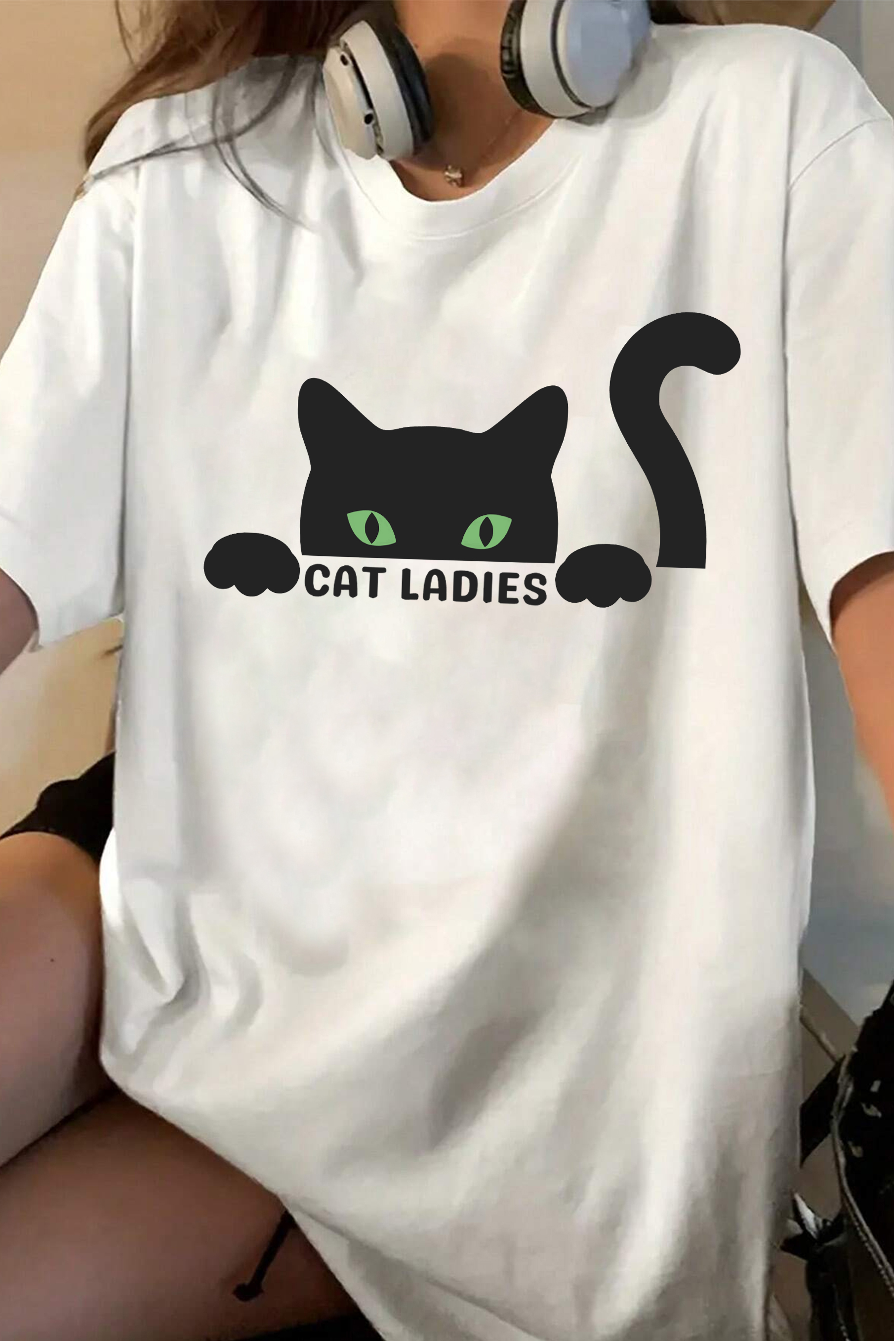 Cat Ladies JD Vance Hates Cats Tee For Women
