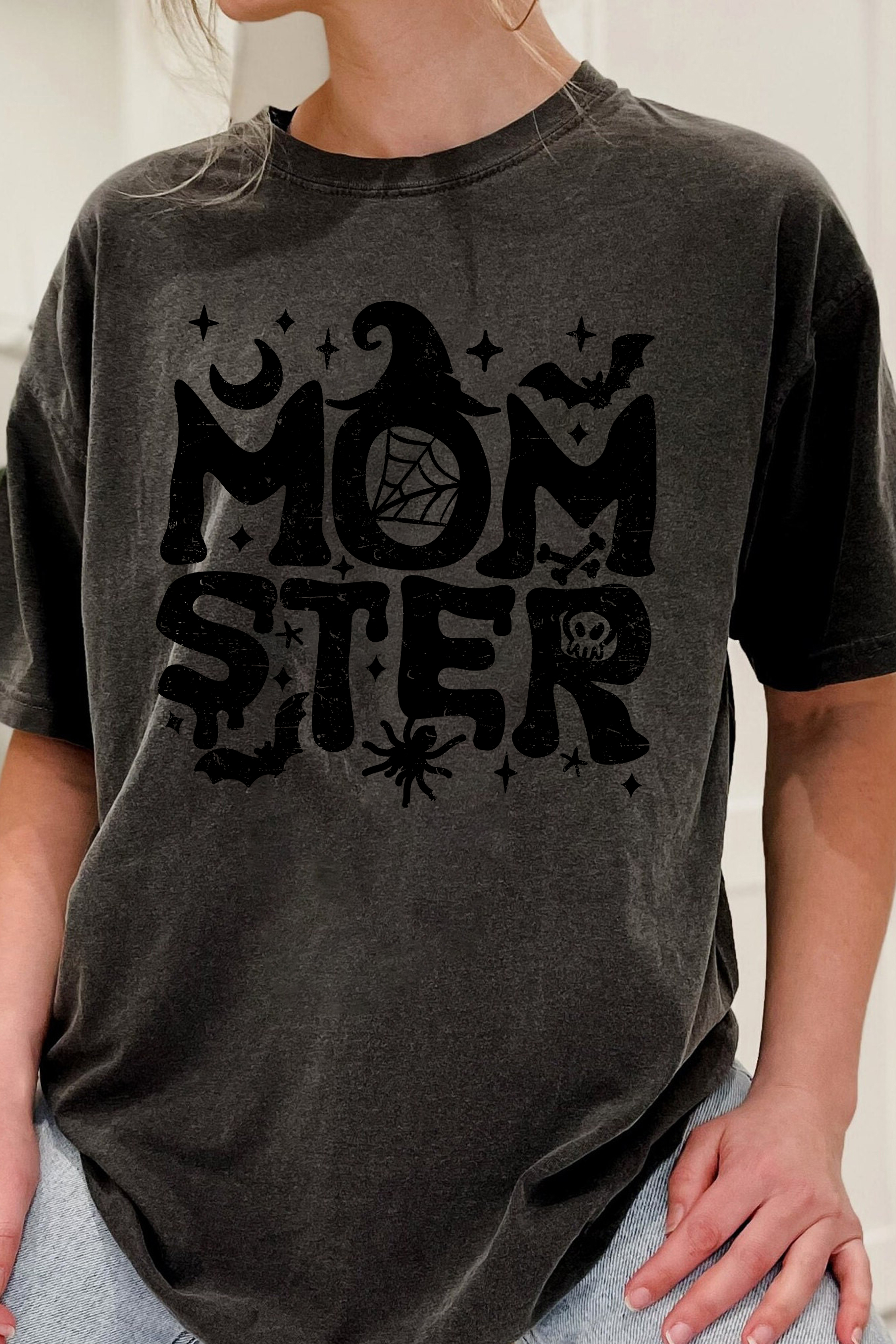 Halloween Momster  Tee For Women