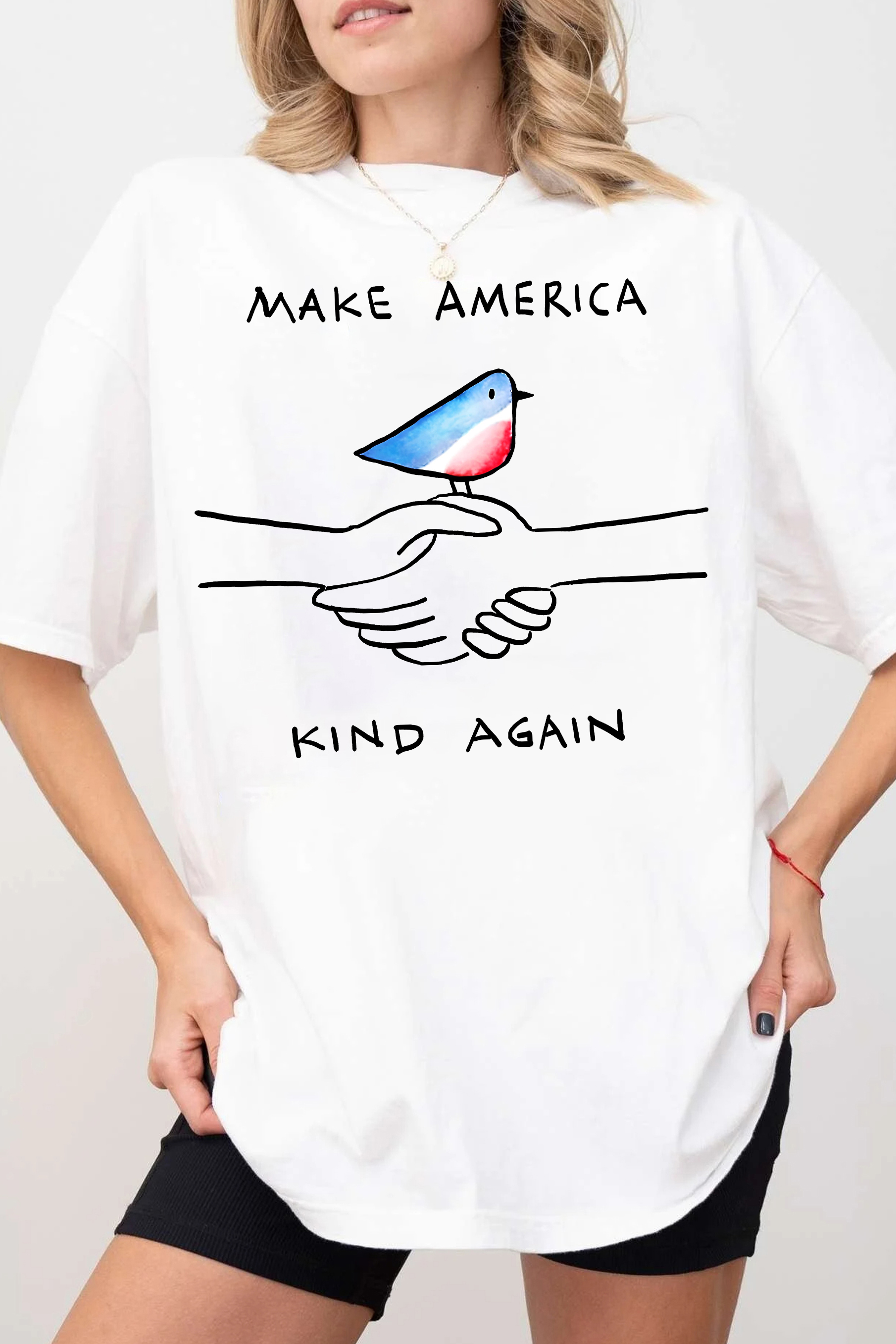 Make America Kind Again  Tee For Women
