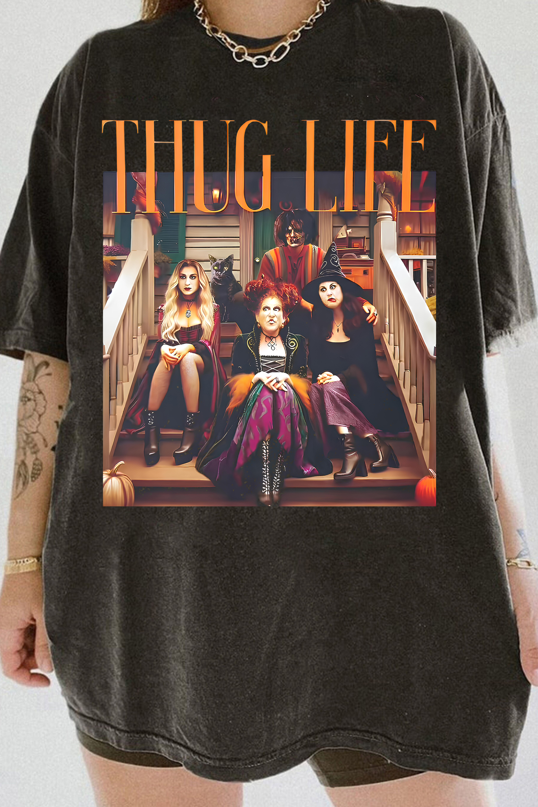 Thug Life Bad Wichesss  Tee For Women