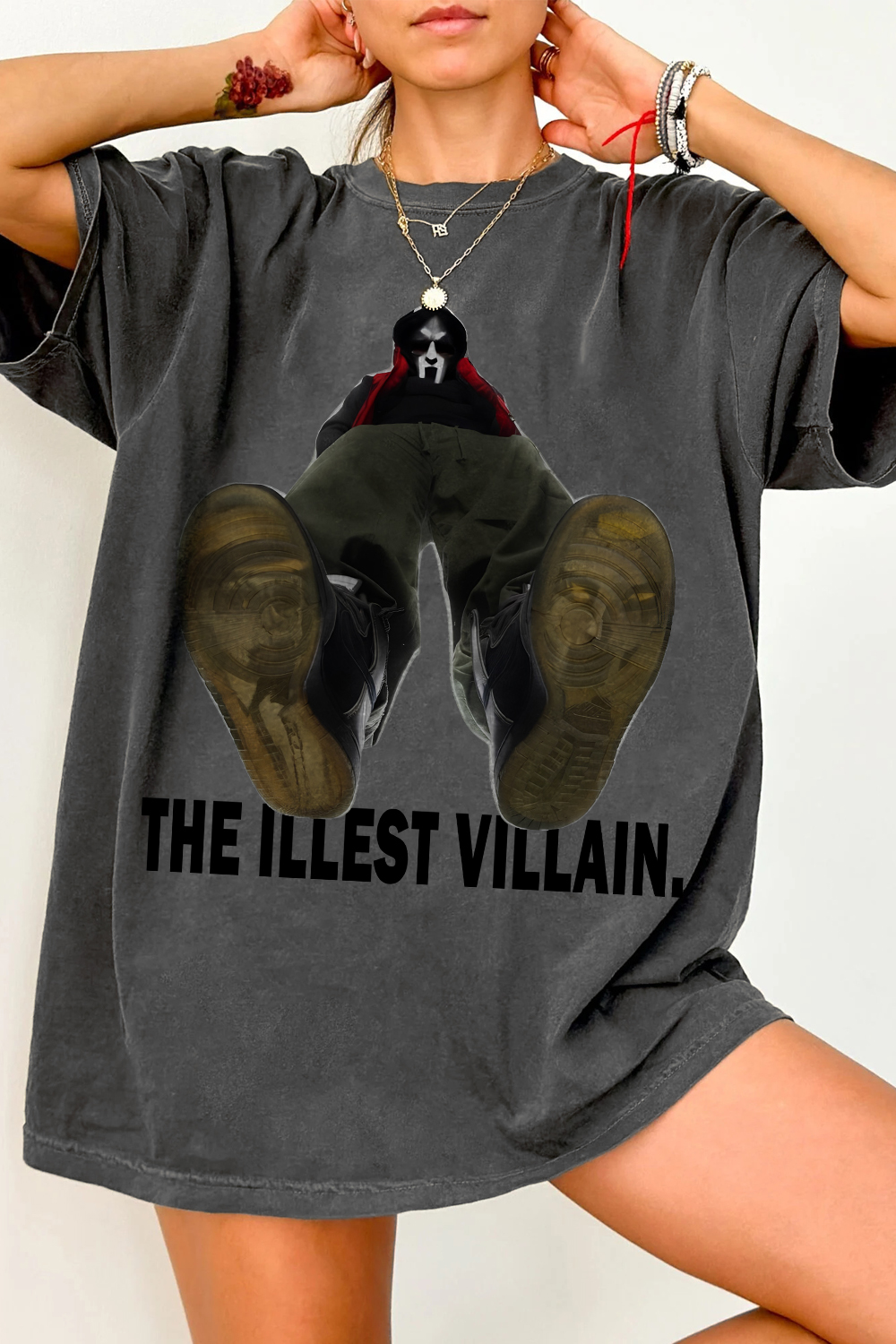 The ILLEST VILLAIN Rap Tee For Women
