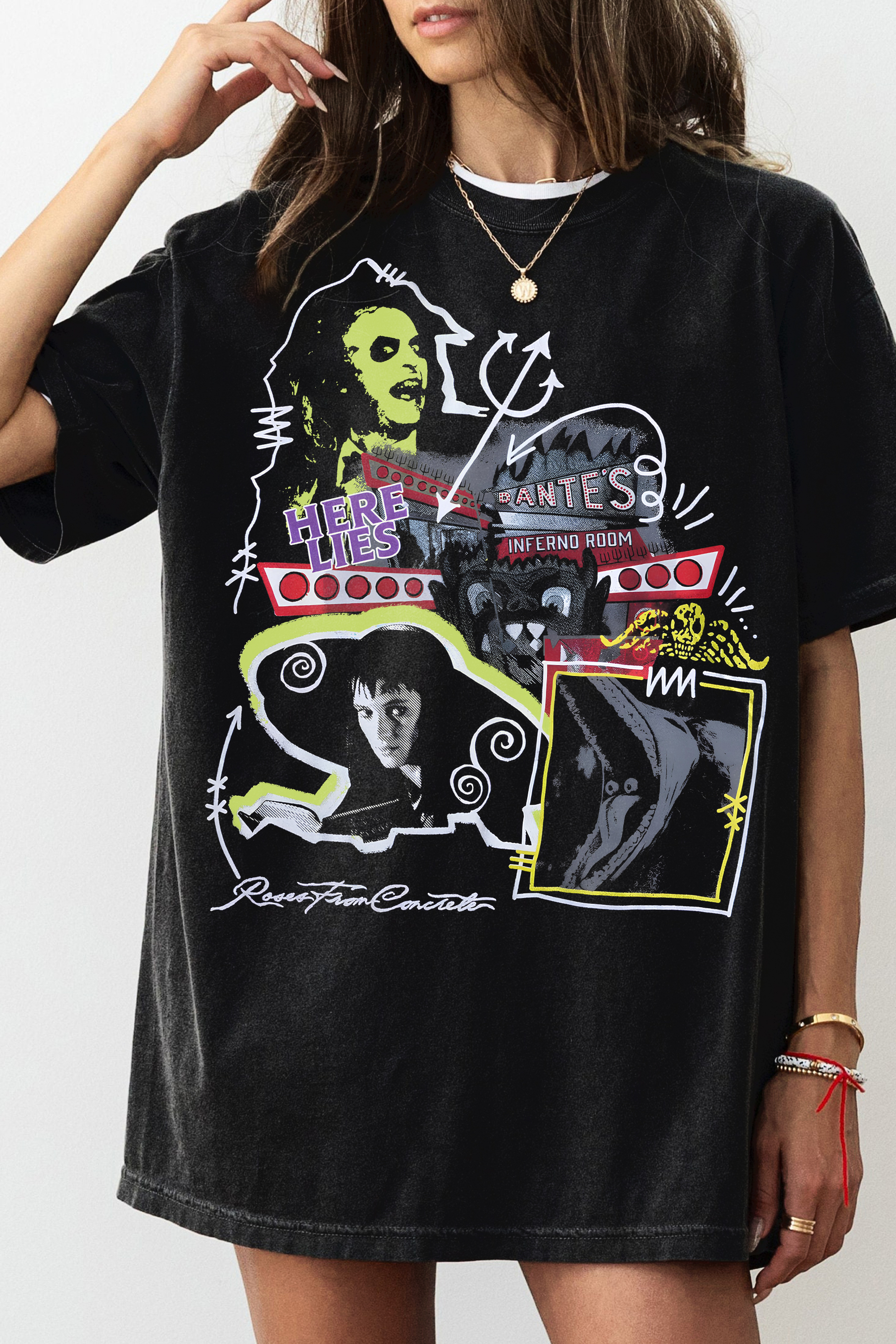 Vintage Beetlejuice Movie Tee For Women