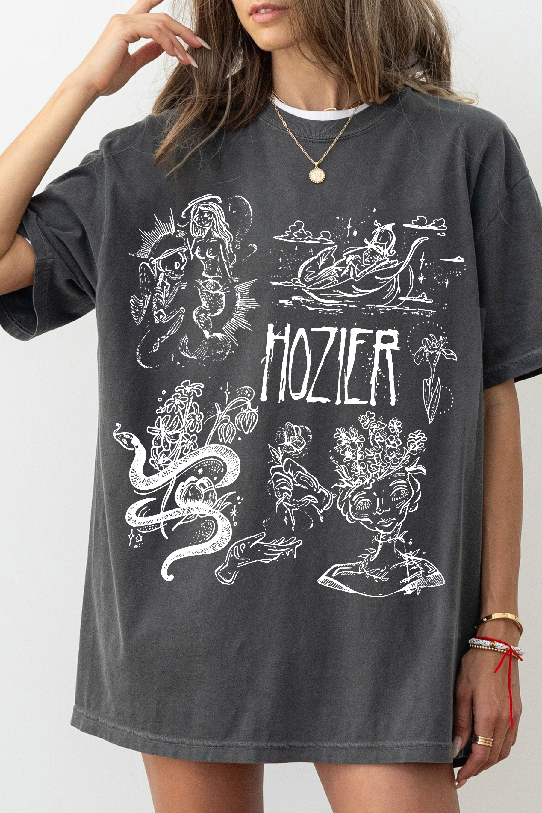 Hozier Doodle Art  Tee For Women