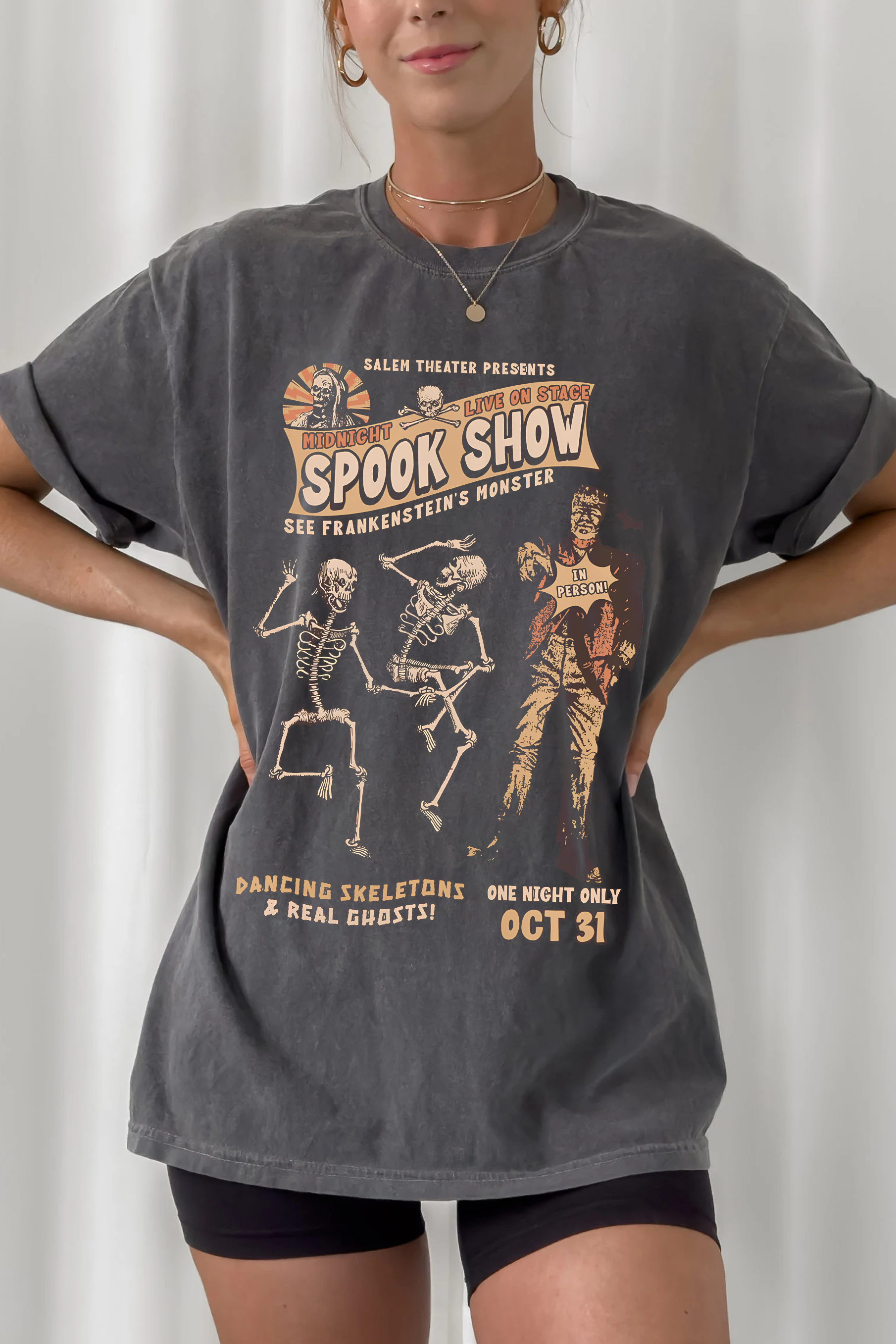 Halloween Frankenstein  Tee For Women
