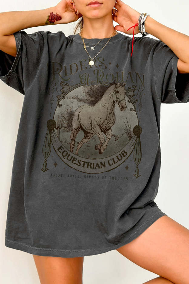 Riders Of Rohan Equestrian Club Tee For Women