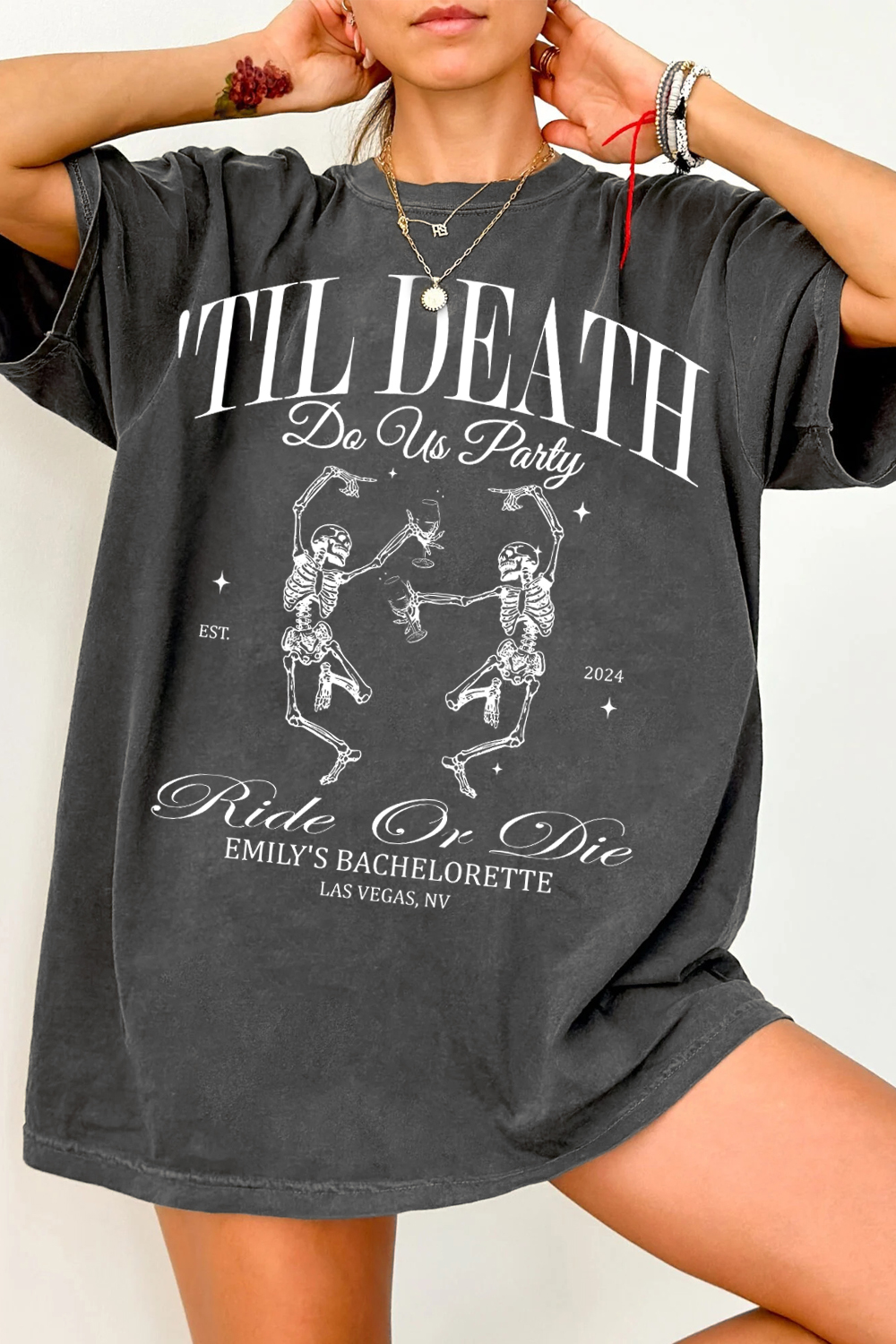 Bride Or Die Funny Bachelorette Party Tee For Women