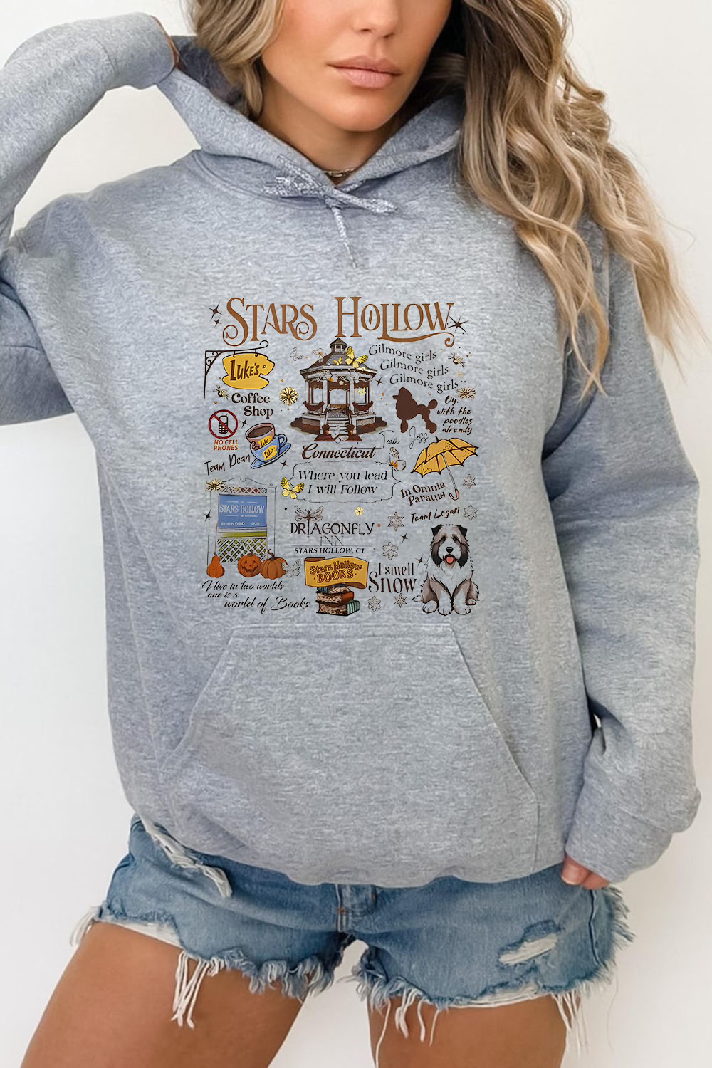 Stars Hallow Gilmore Girls Hoodies For Women