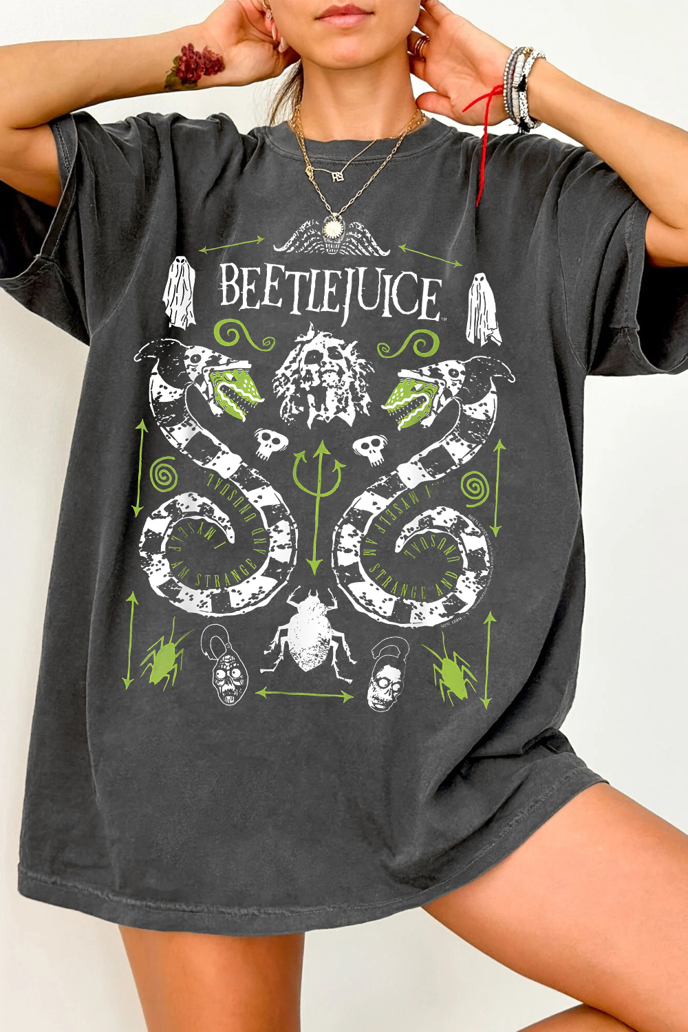 Never Trust the Living Beetlejuice Tee For Women 