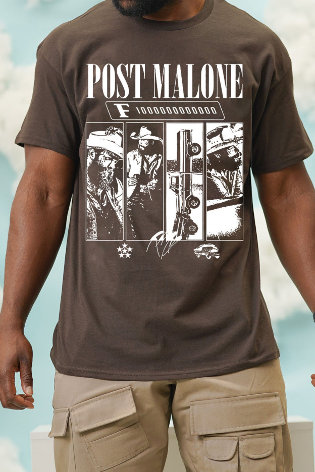 Post Malone F1-Trillion Album Tee -MEN