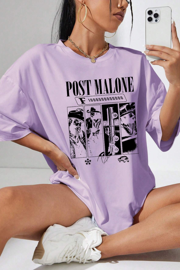 Post Malone F1-Trillion Album  Tee For Women