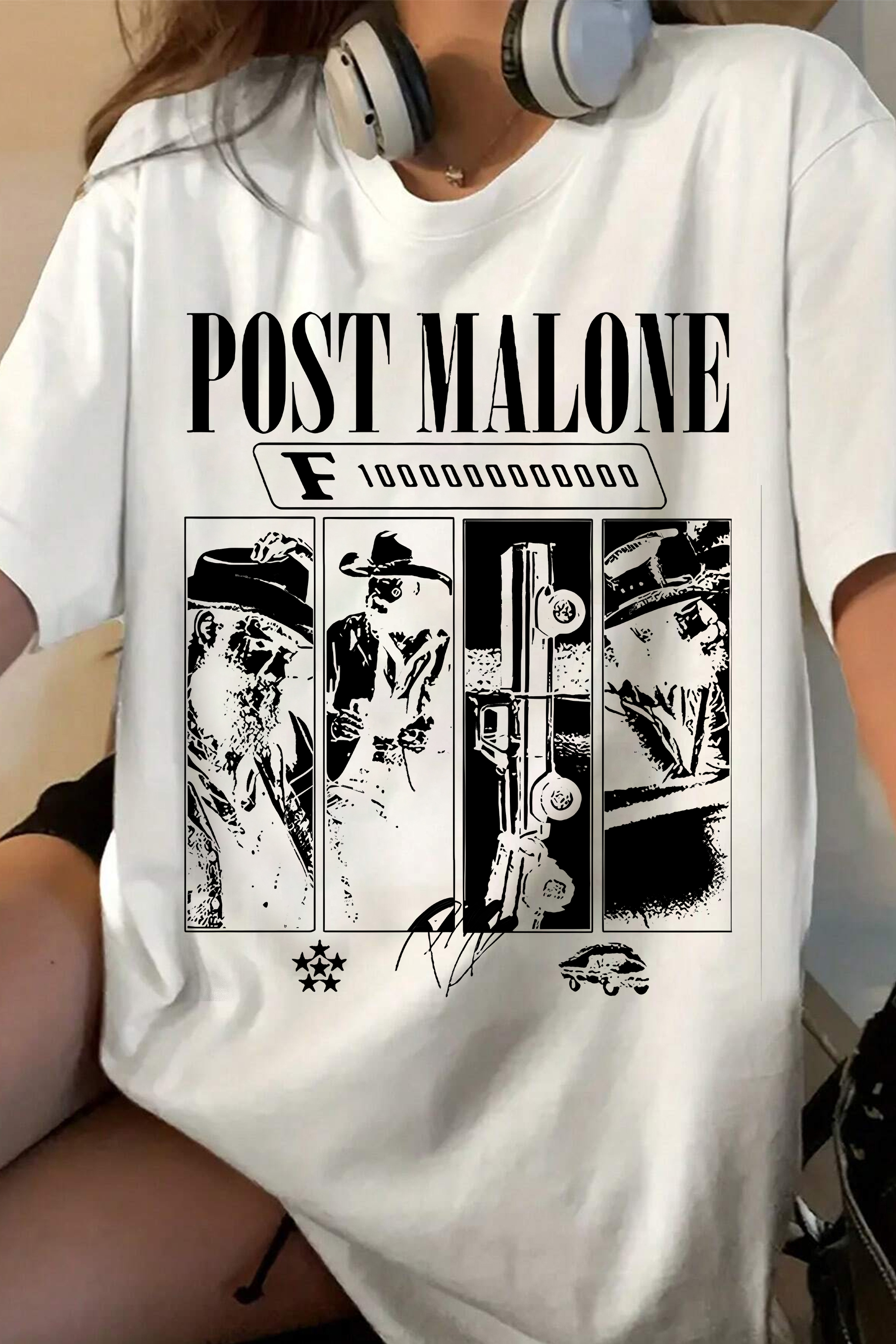 Post Malone F1-Trillion Album  Tee For Women