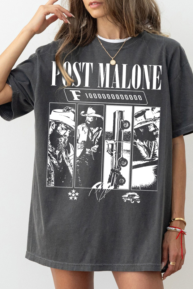 Post Malone F1-Trillion Album  Tee For Women