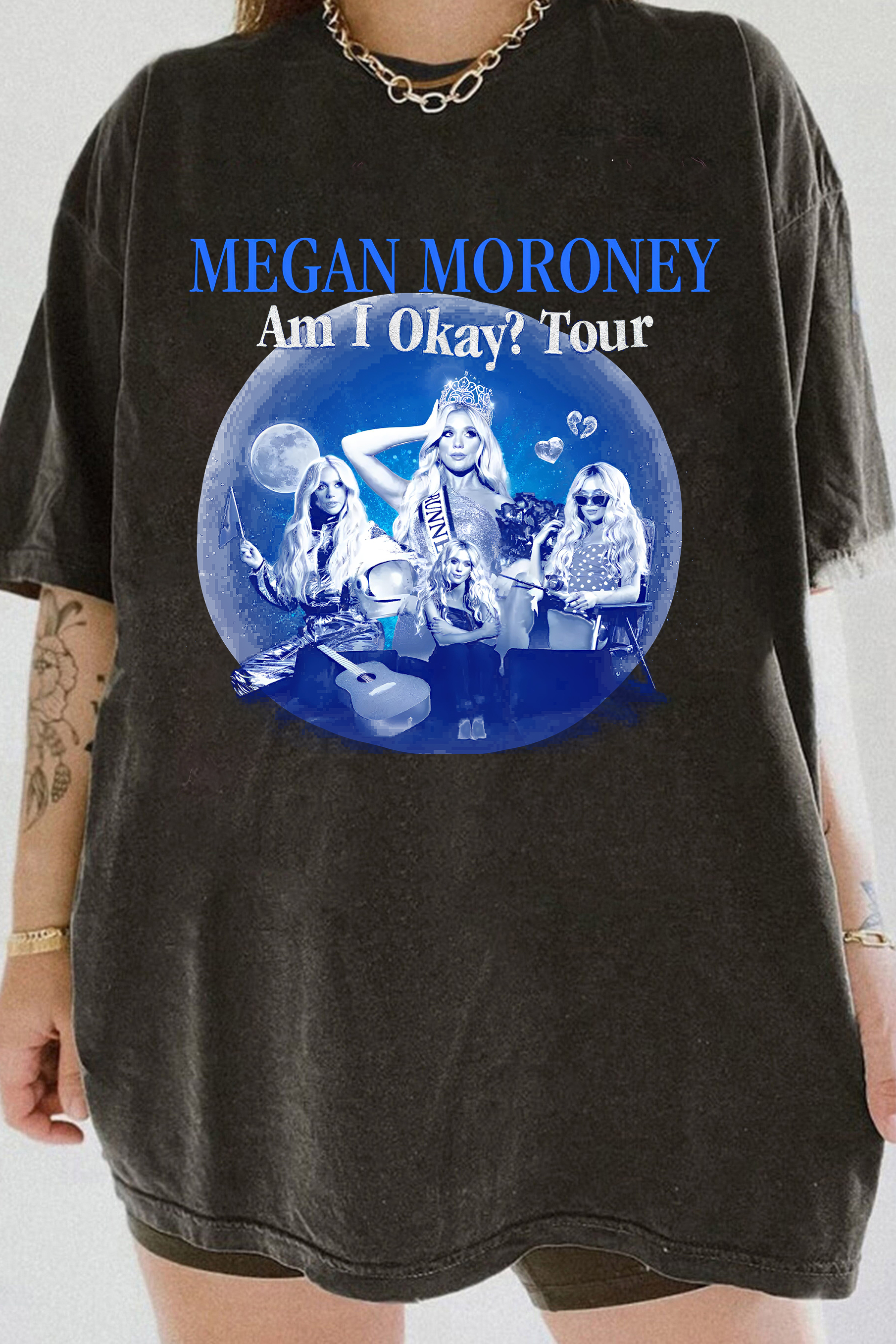 Megan Moroney Am I Okay ？ Tour  Tee For Women