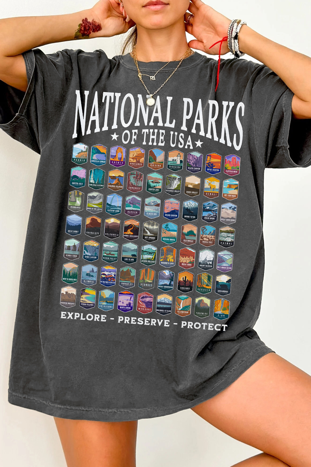 National Parks  Tee For Women