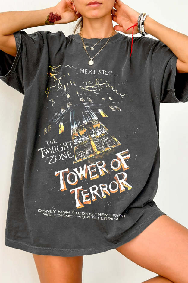 Retro Tower Of Terror Twilight Zone Tee For Women