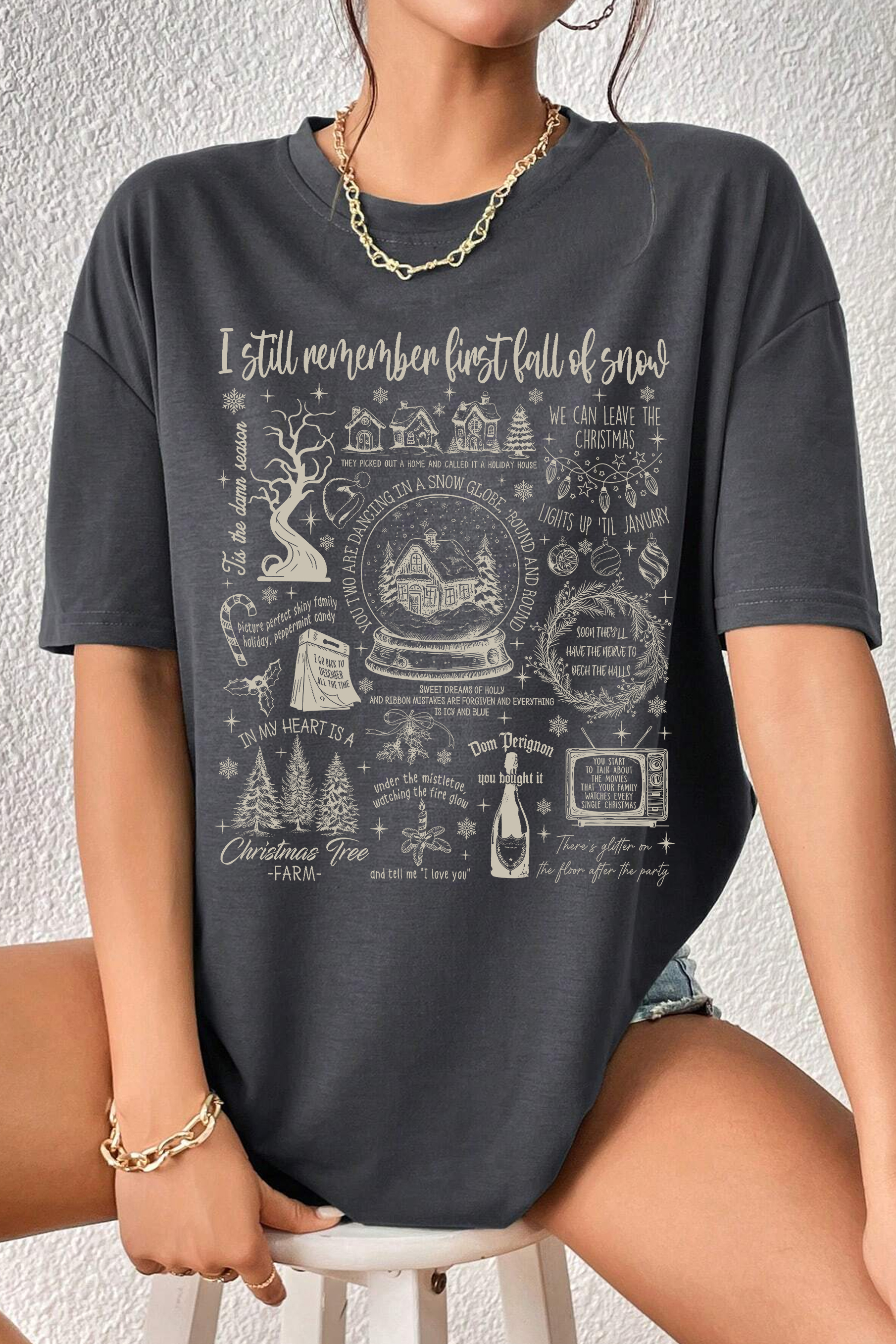 Christmas Songs Tee For Women