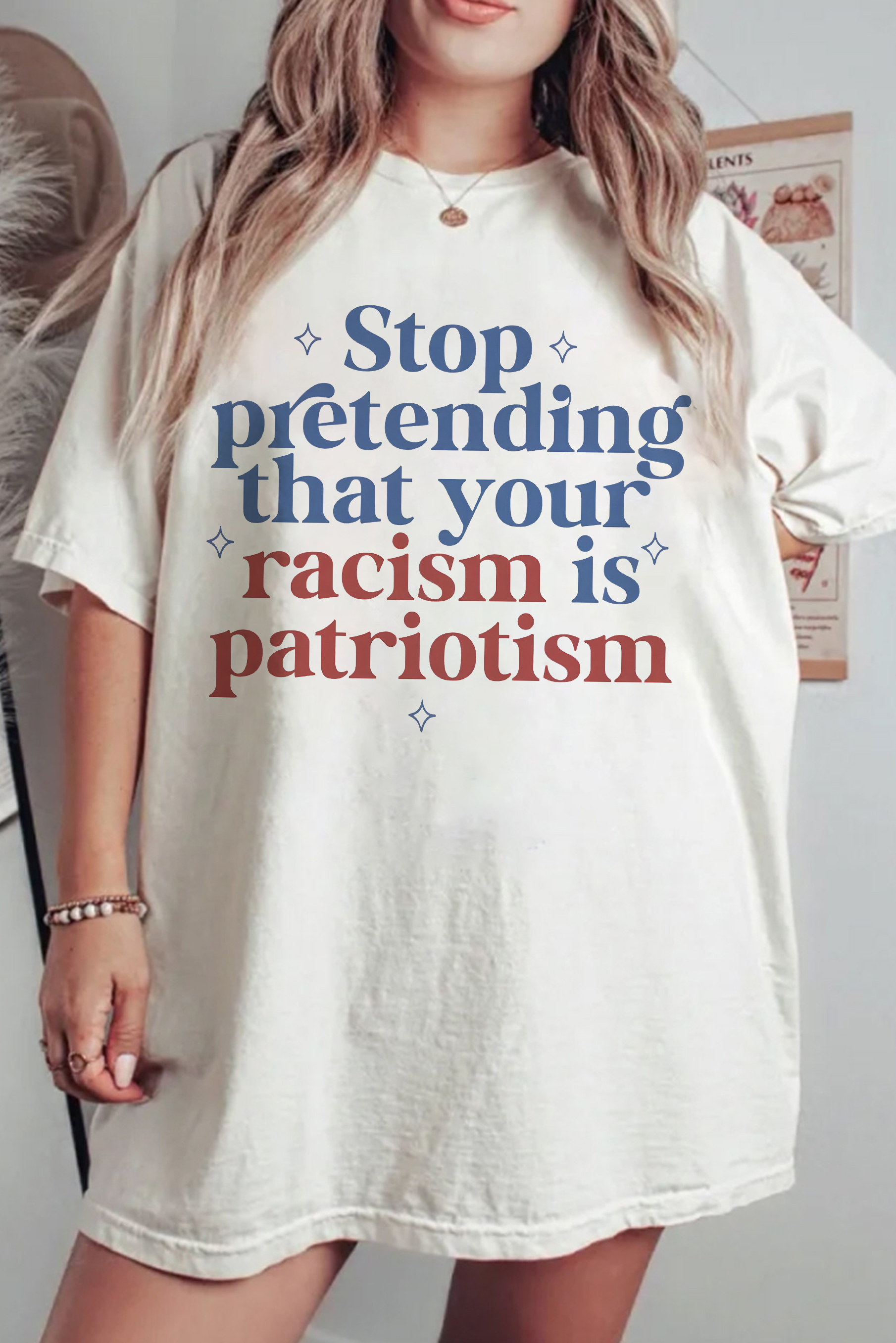 Anti racist Tee For Women