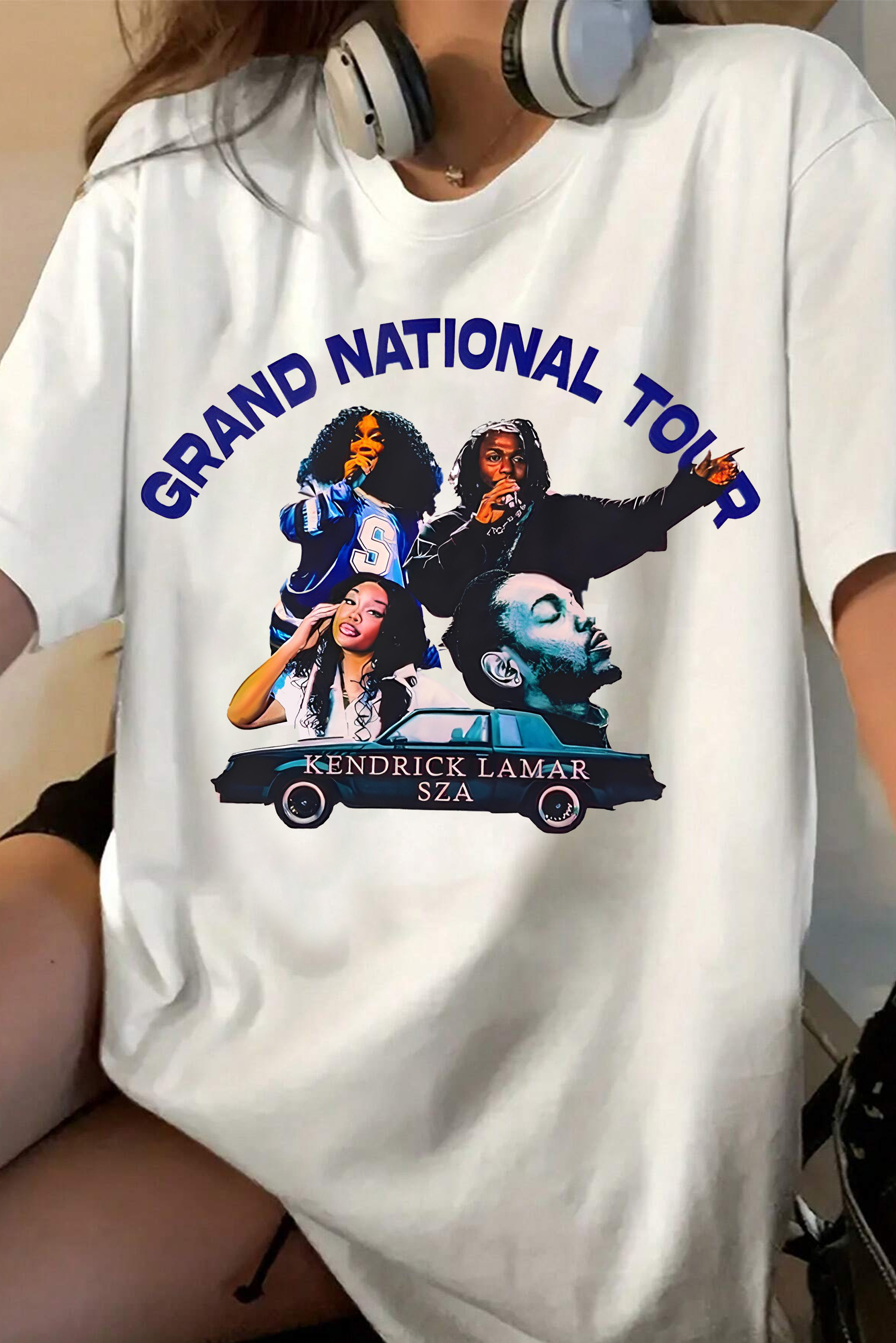 Grand National Tour Kdot&SZA Tee For Women