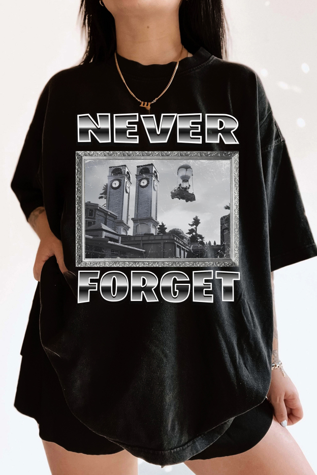Tilted Towers Never Forget Tee For Women
