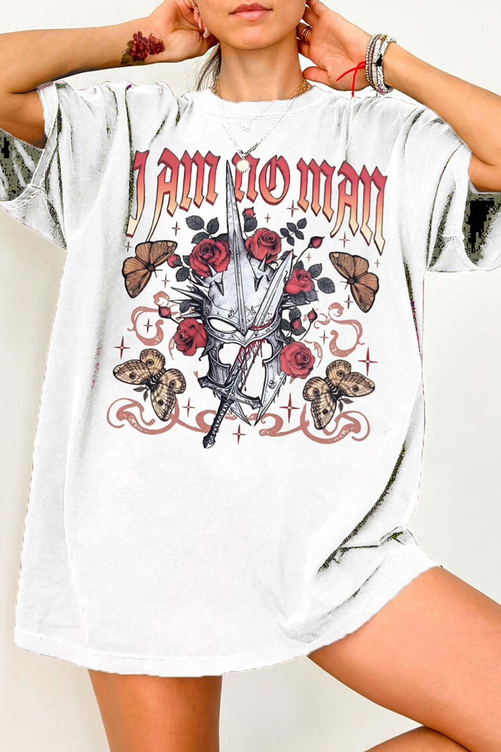 I Am No Man Fantasy Tee For Women