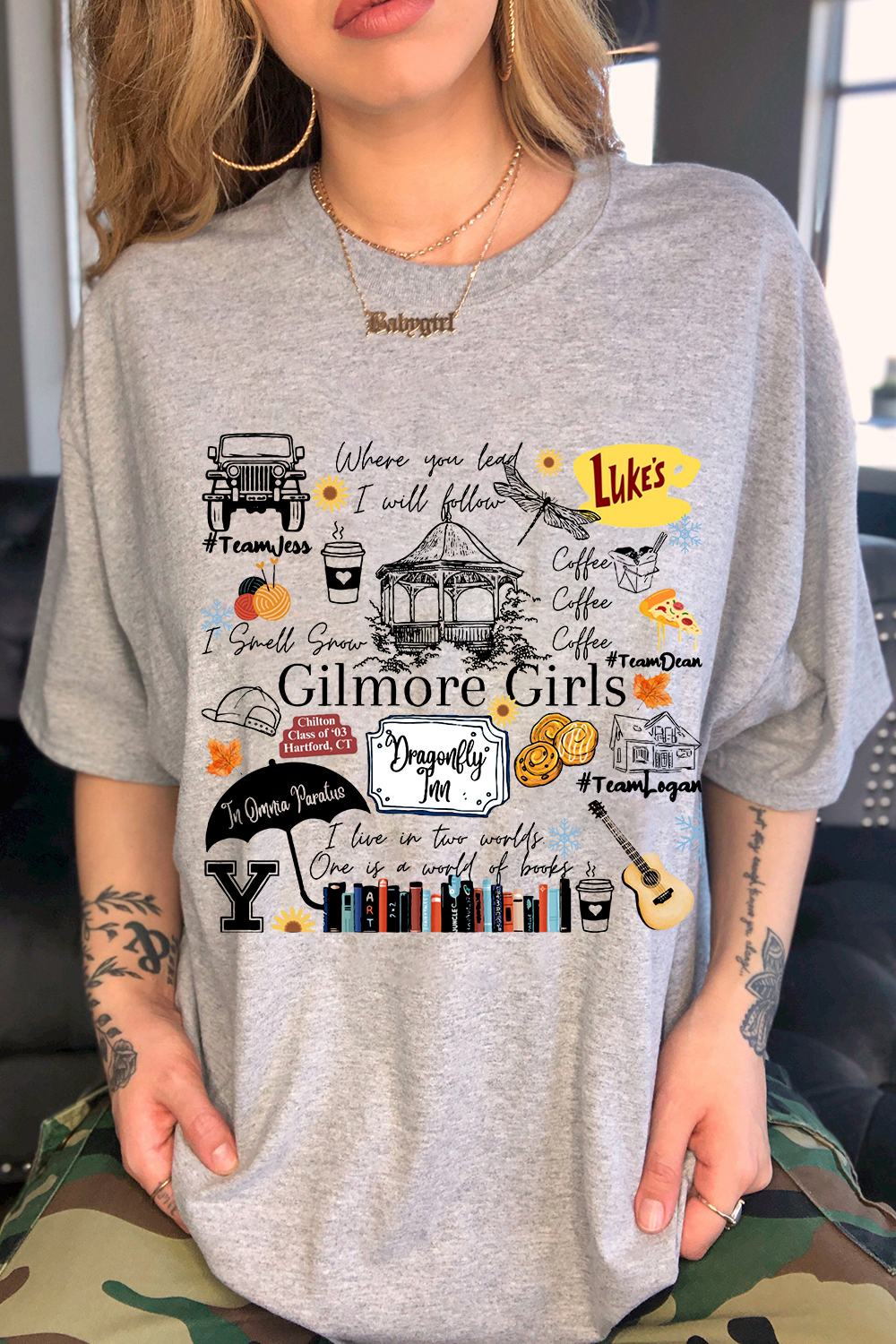 Gilmore Girls Tv Show Merch Tee For Women