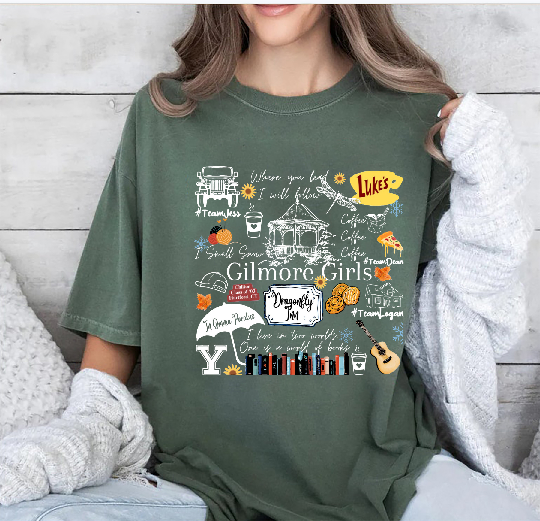 Gilmore Girls Tv Show Merch Tee For Women