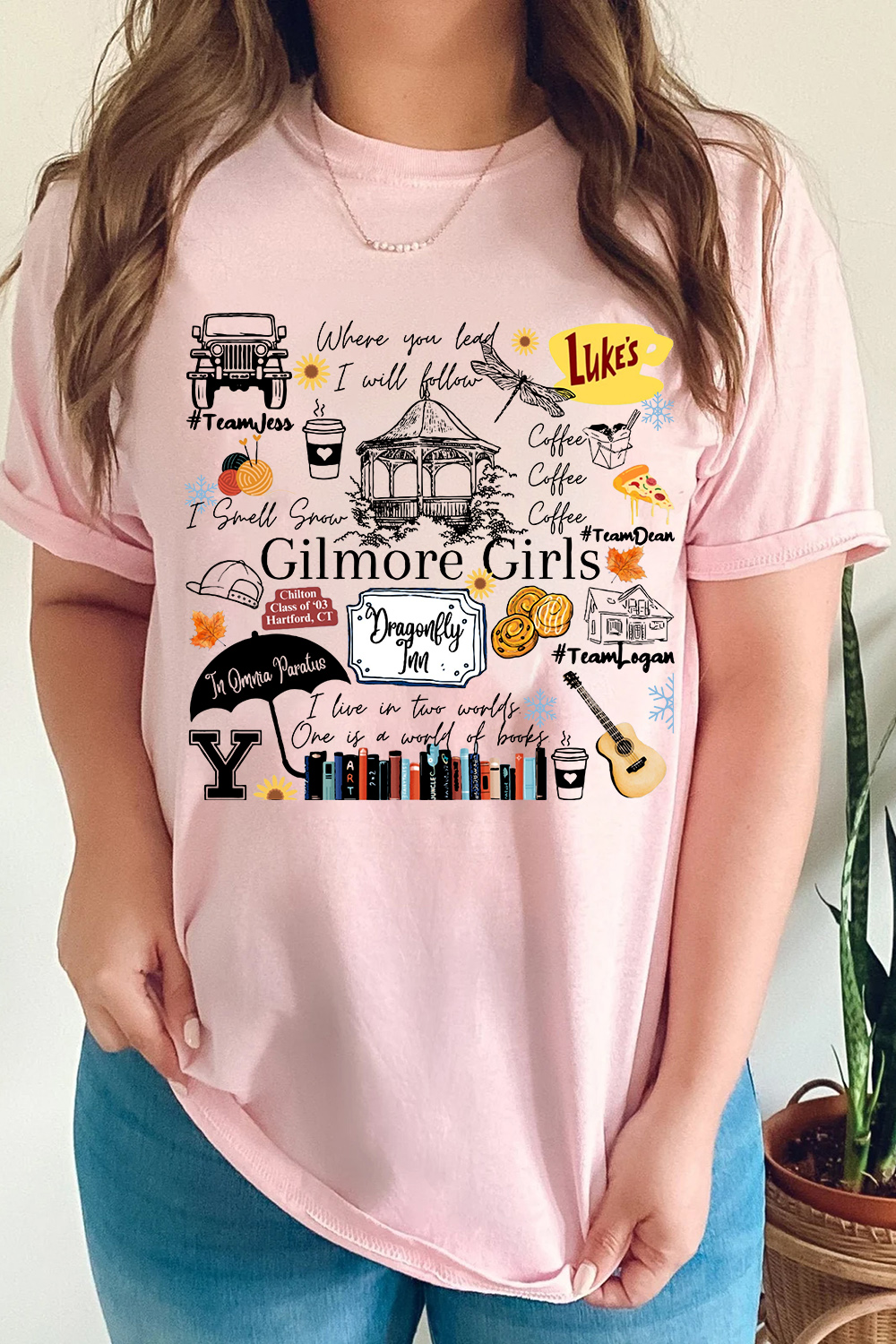 Gilmore Girls Tv Show Merch Tee For Women