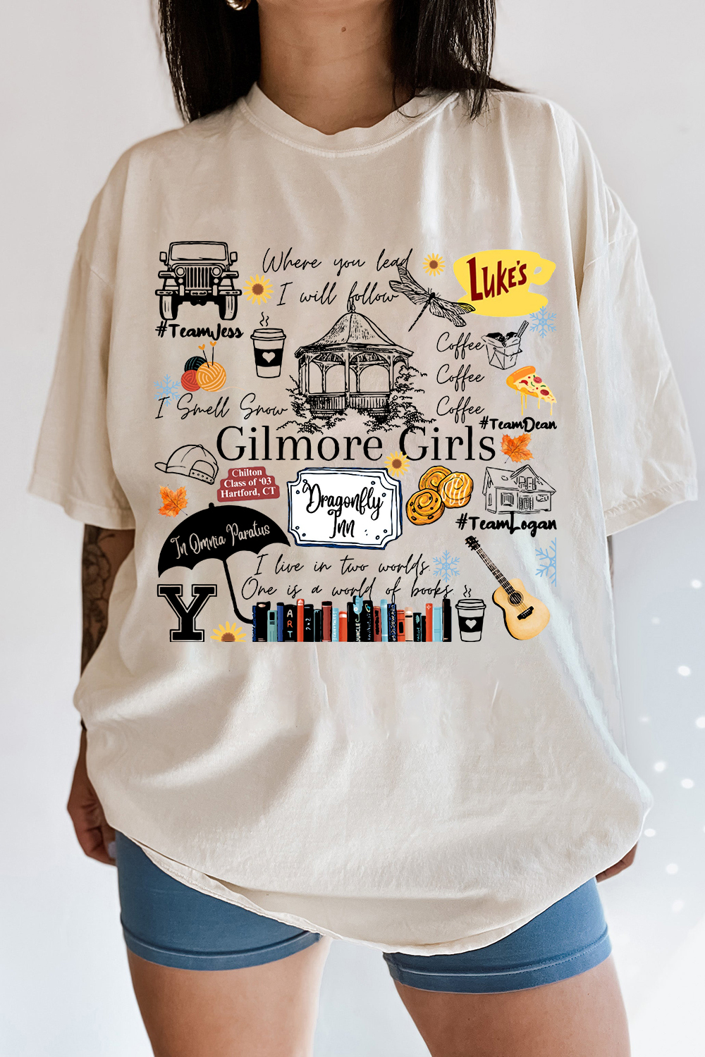 Gilmore Girls Tv Show Merch Tee For Women