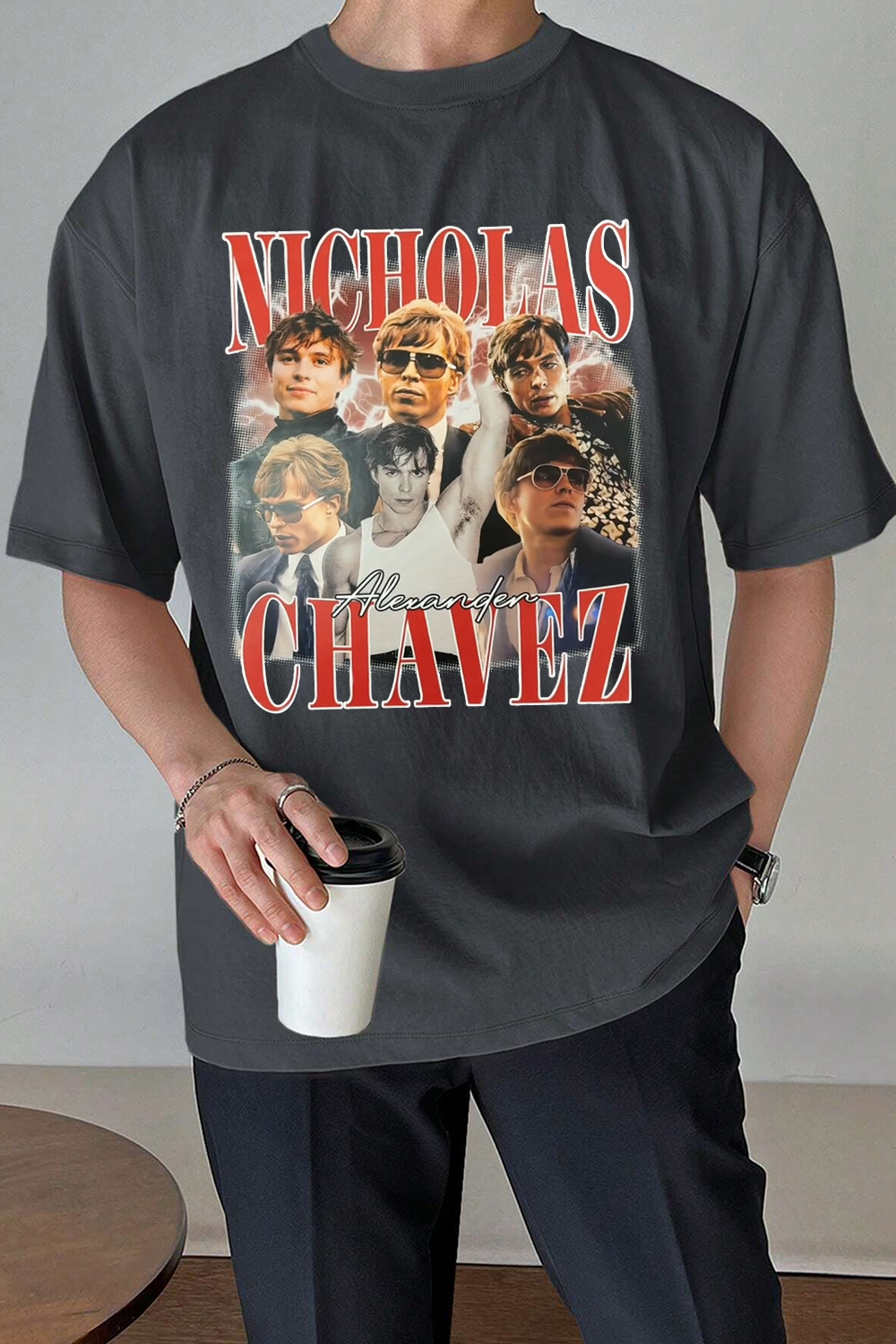 Nicholas Chavez Monsters Graphic Tee For Men