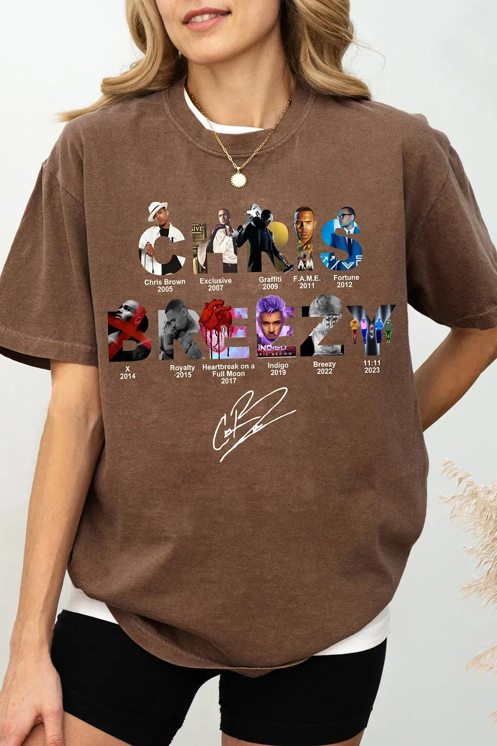 Chris Brown Breezy Album Concert?Graphic Tee For Women