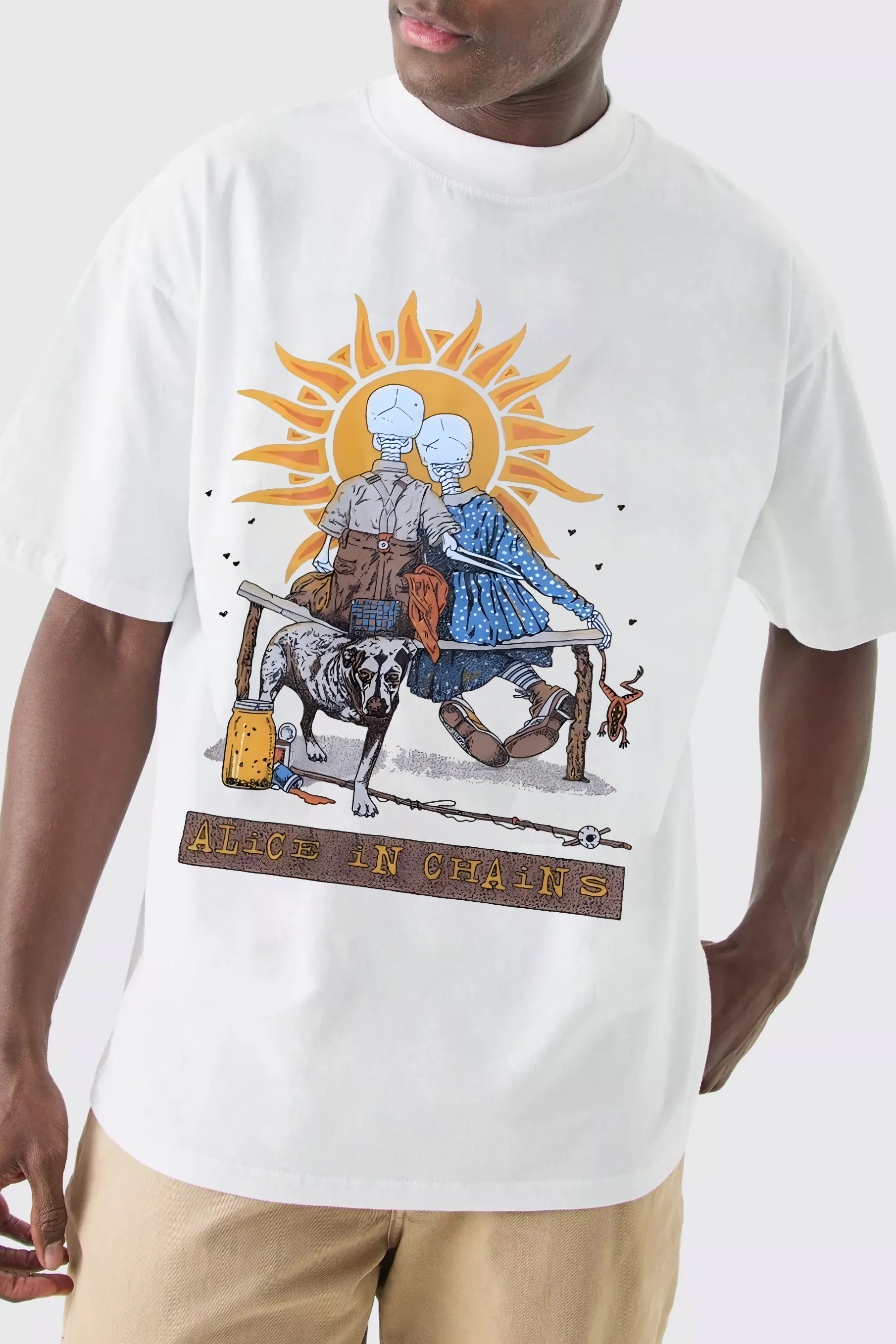 Alice In Chains Layne Staley Three Legged Dog Tee For Men