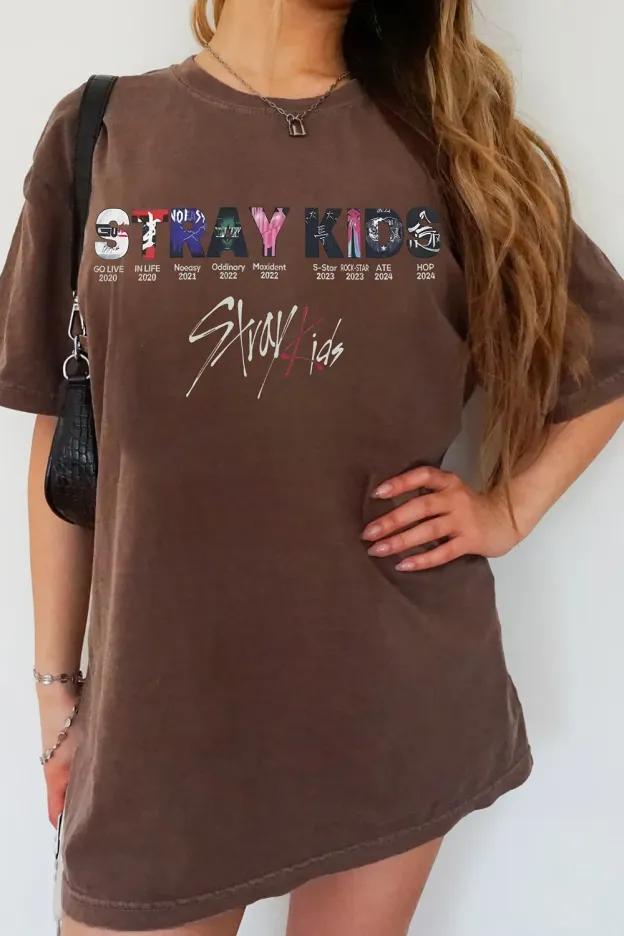 Stray Kids Albums Tee For Women