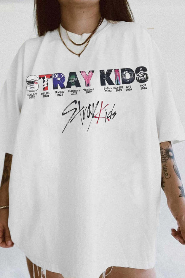 Stray Kids Albums Tee For Women
