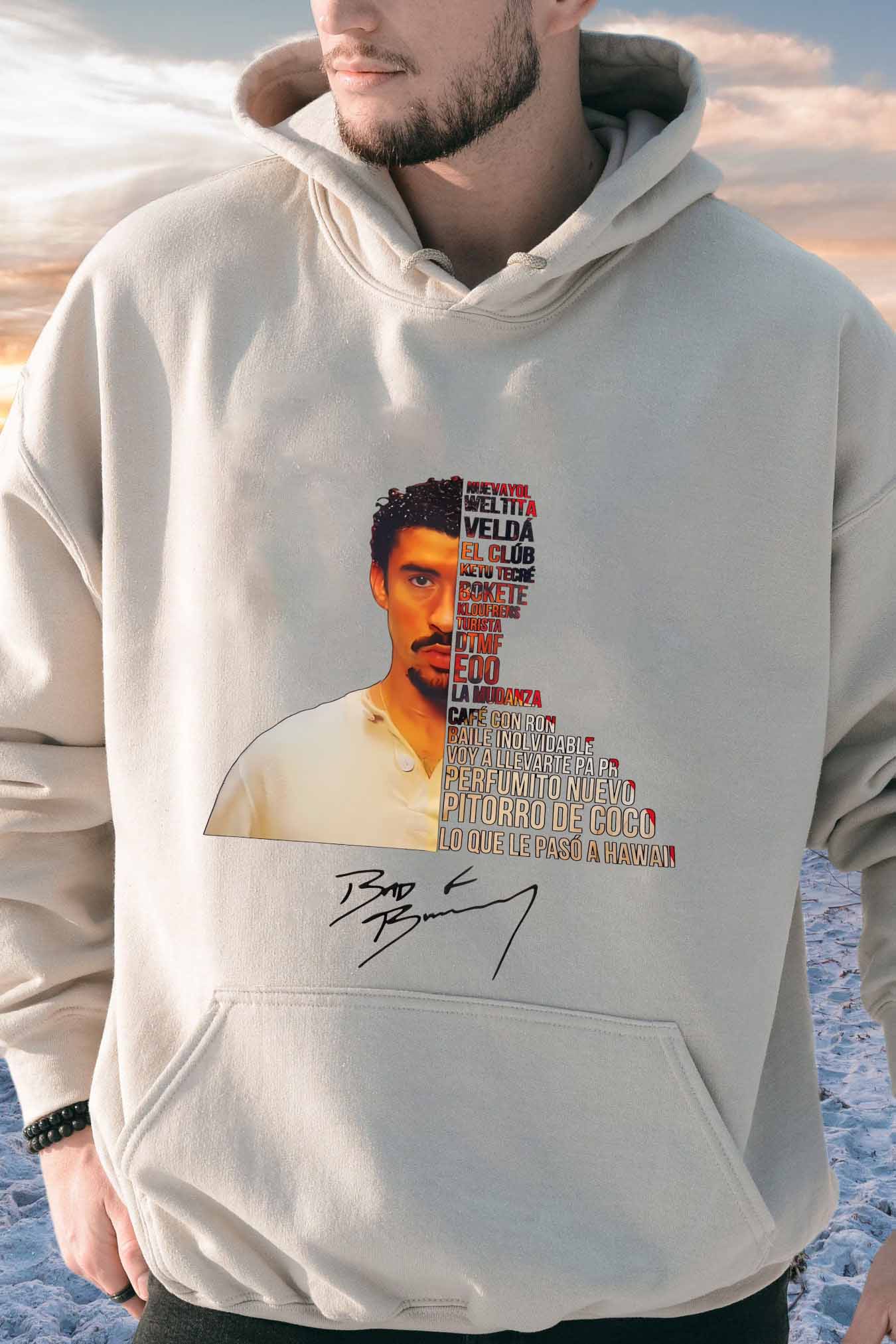 Bad Bunny Album DTMF Graphic Hoodie Men